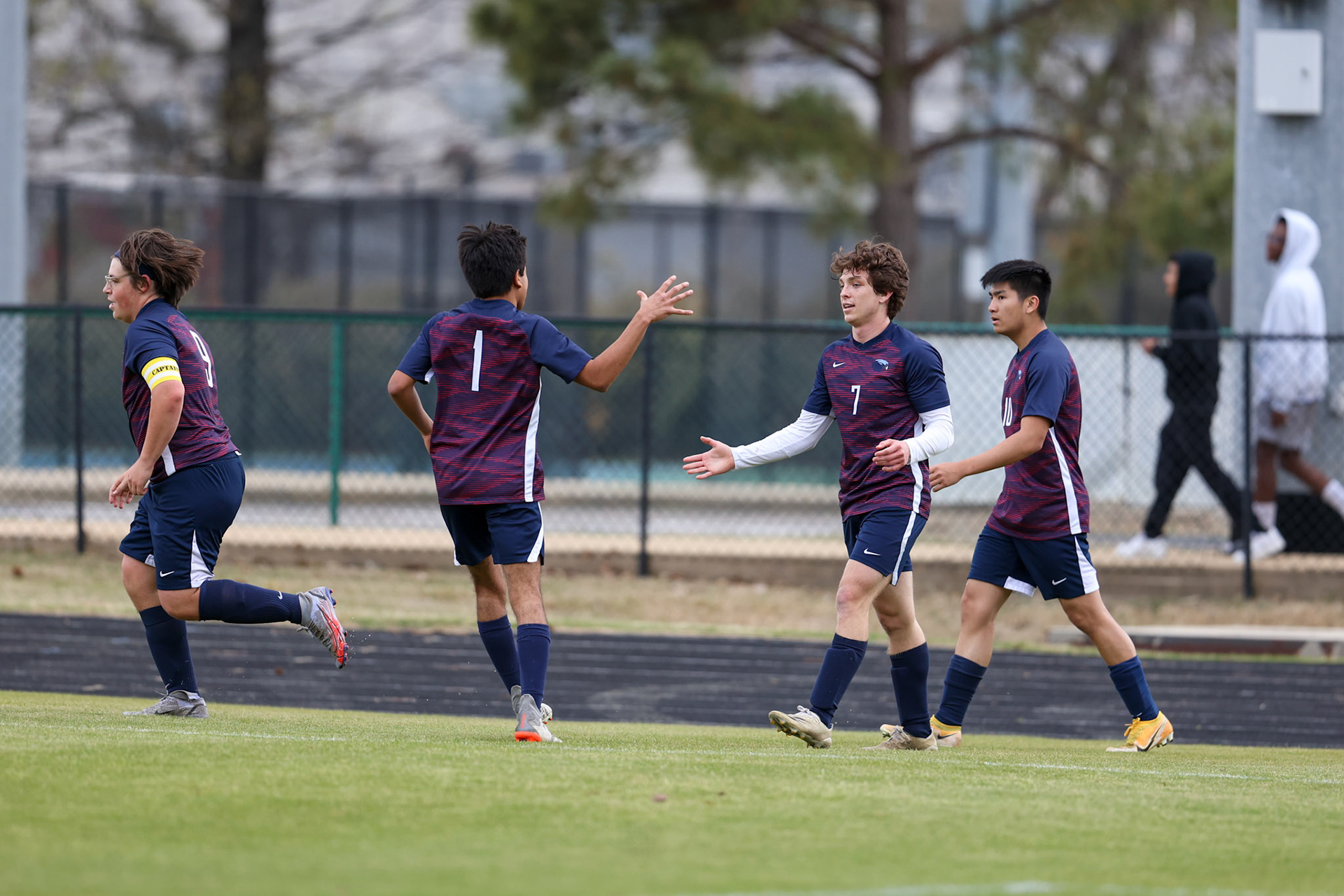 St. Benedict Soccer vs Millington on April 7, 2022 at St. Benedict At Auburndale High School in Memphis, TN. (Ryan Beatty/SBA)