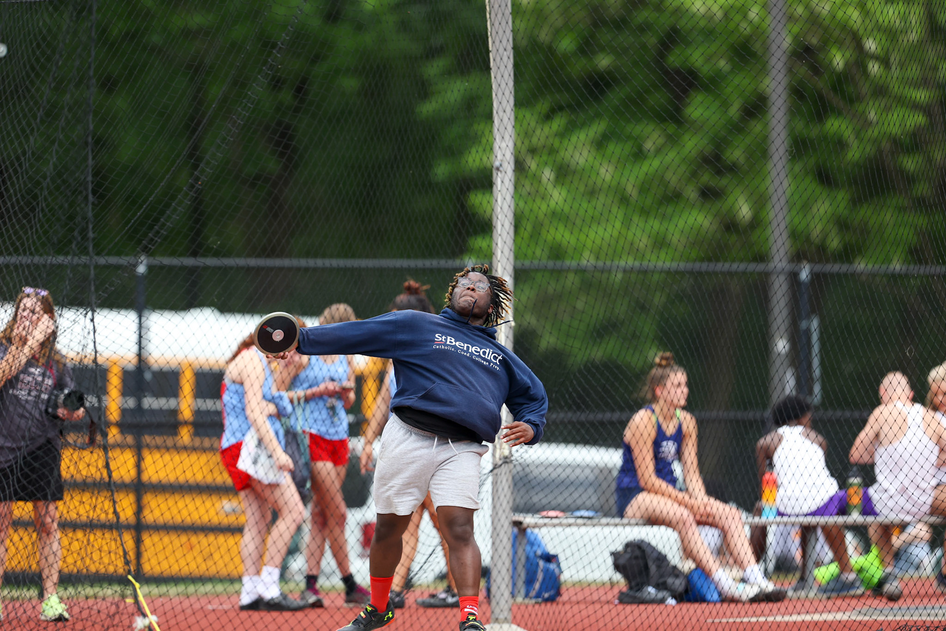 St. Benedict Track at Memphis University School in Memphis, TN on May 3, 2022. (Ryan Beatty/SBA)
