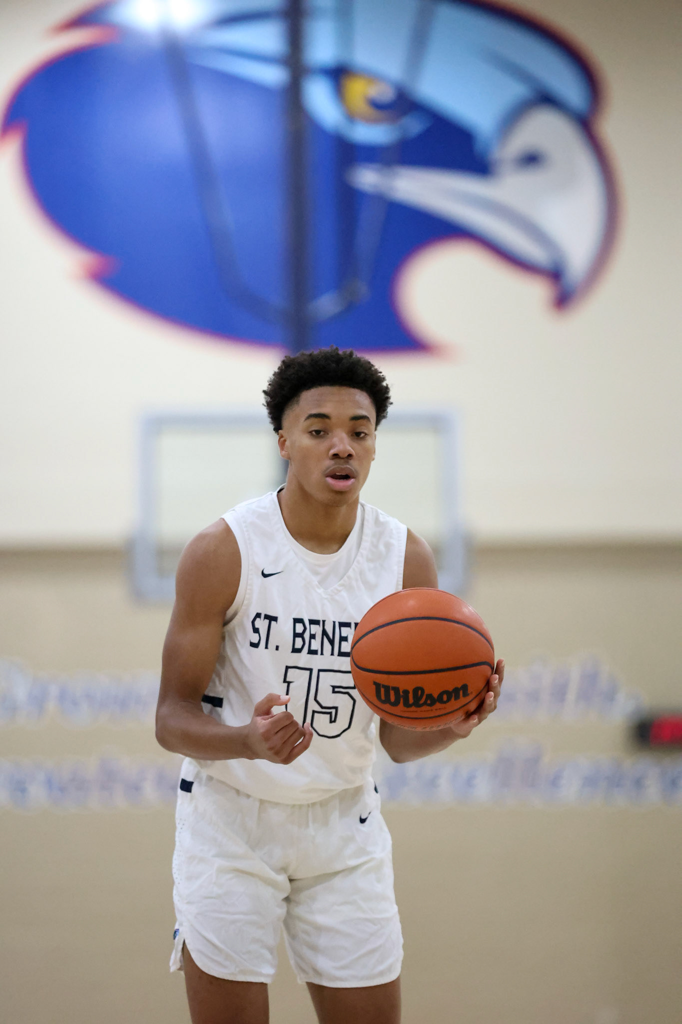 SBA Basketball vs Sacred Heart at the 2022 SBA Holiday Hoops Tournament. (Ryan Beatty Photo)