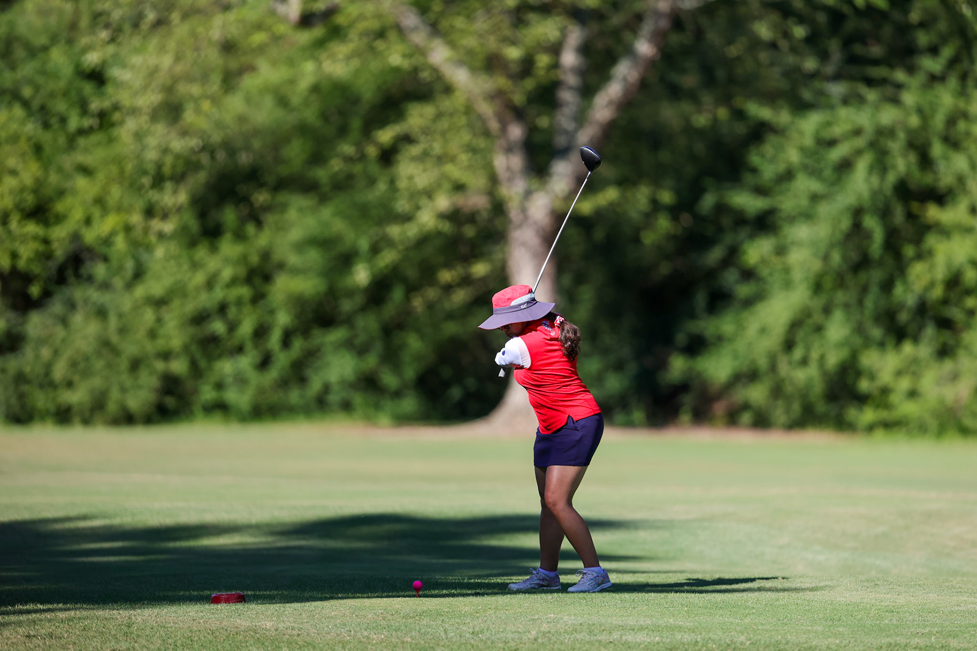 St. Benedict Girls Golf at Windyke on August 31, 2022. (Ryan Beatty/SBA)