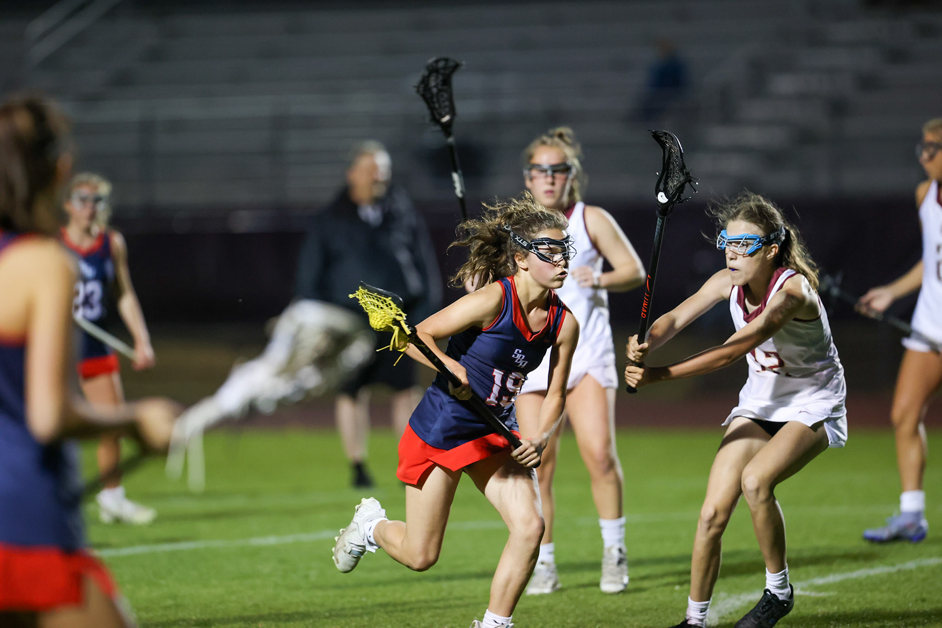St. Benedict Lacrosse vs St. George’s at St. George’s Independent School on April 12, 2022 in Memphis, TN. (Ryan Beatty/SBA)