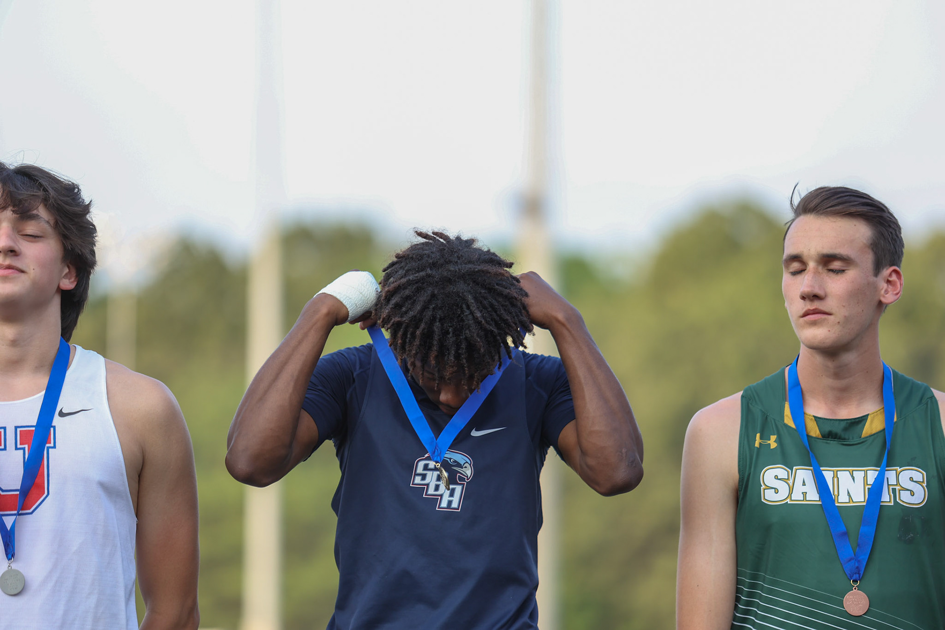 St. Benedict Track at MUS Region Meet on May 11, 2022. (Ryan Beatty/SBA)