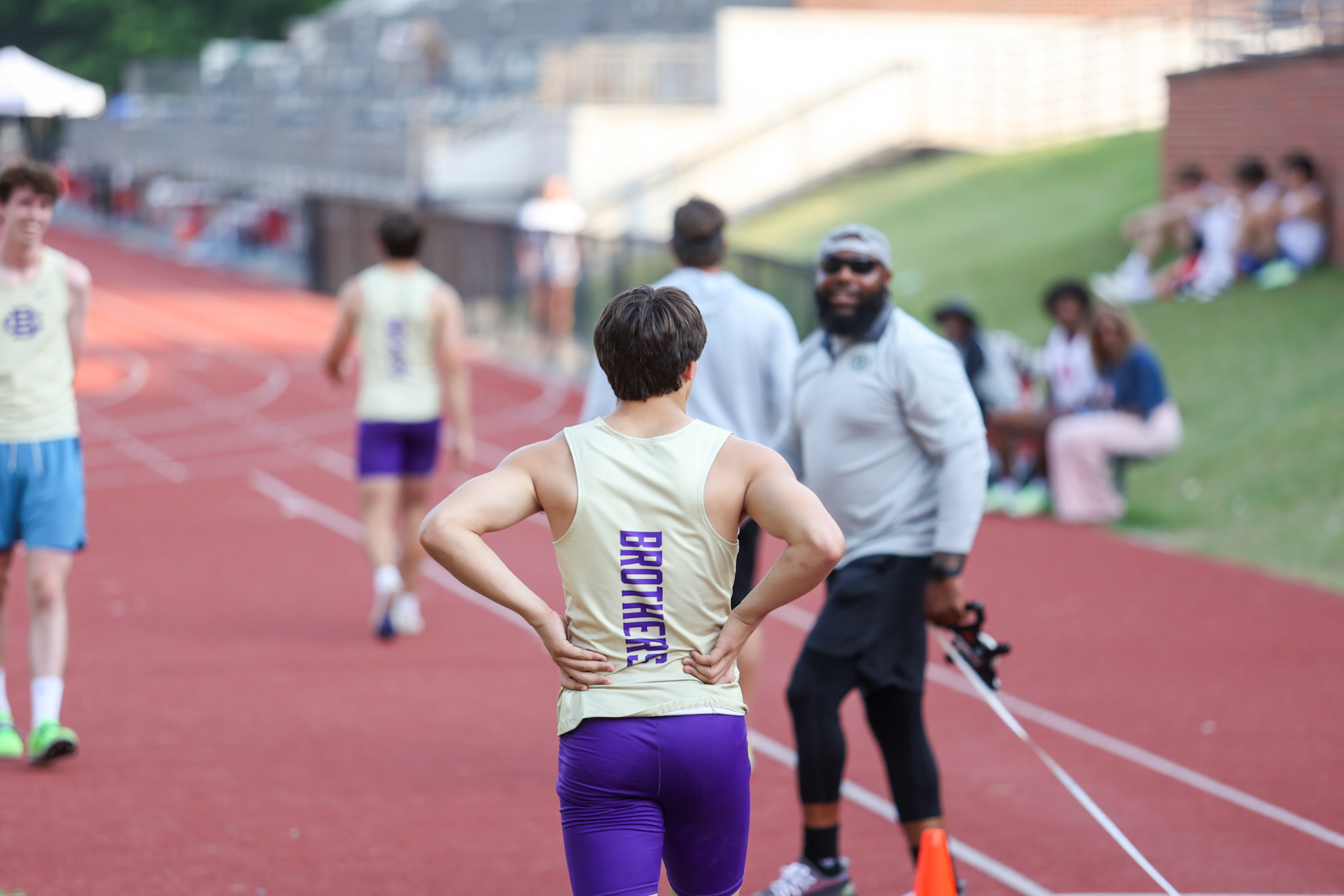 St. Benedict Track at MUS Region Meet on May 11, 2022. (Ryan Beatty/SBA)