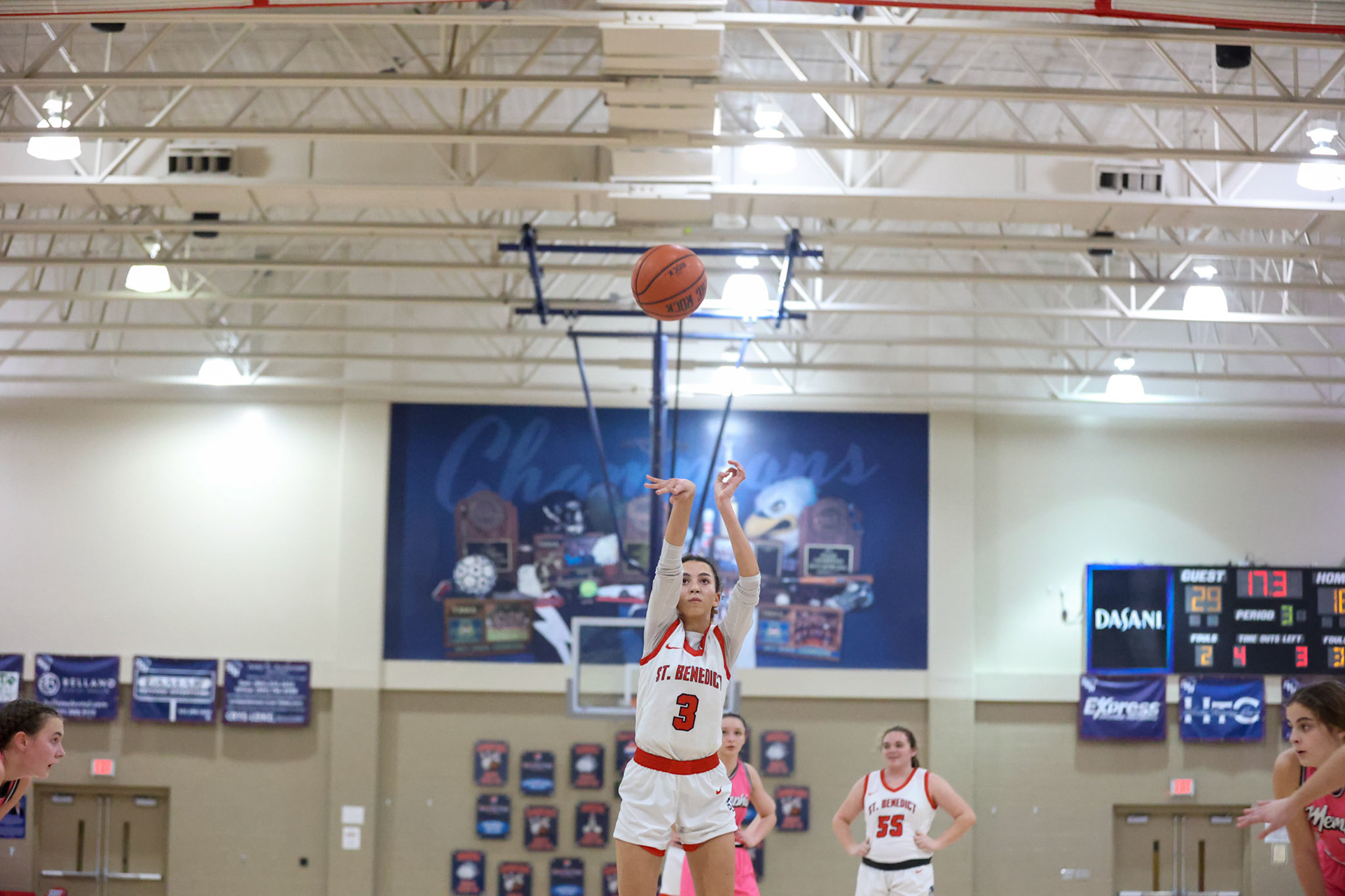 SBA Girls Basketball vs MHEA. (Ryan Beatty Photo)
