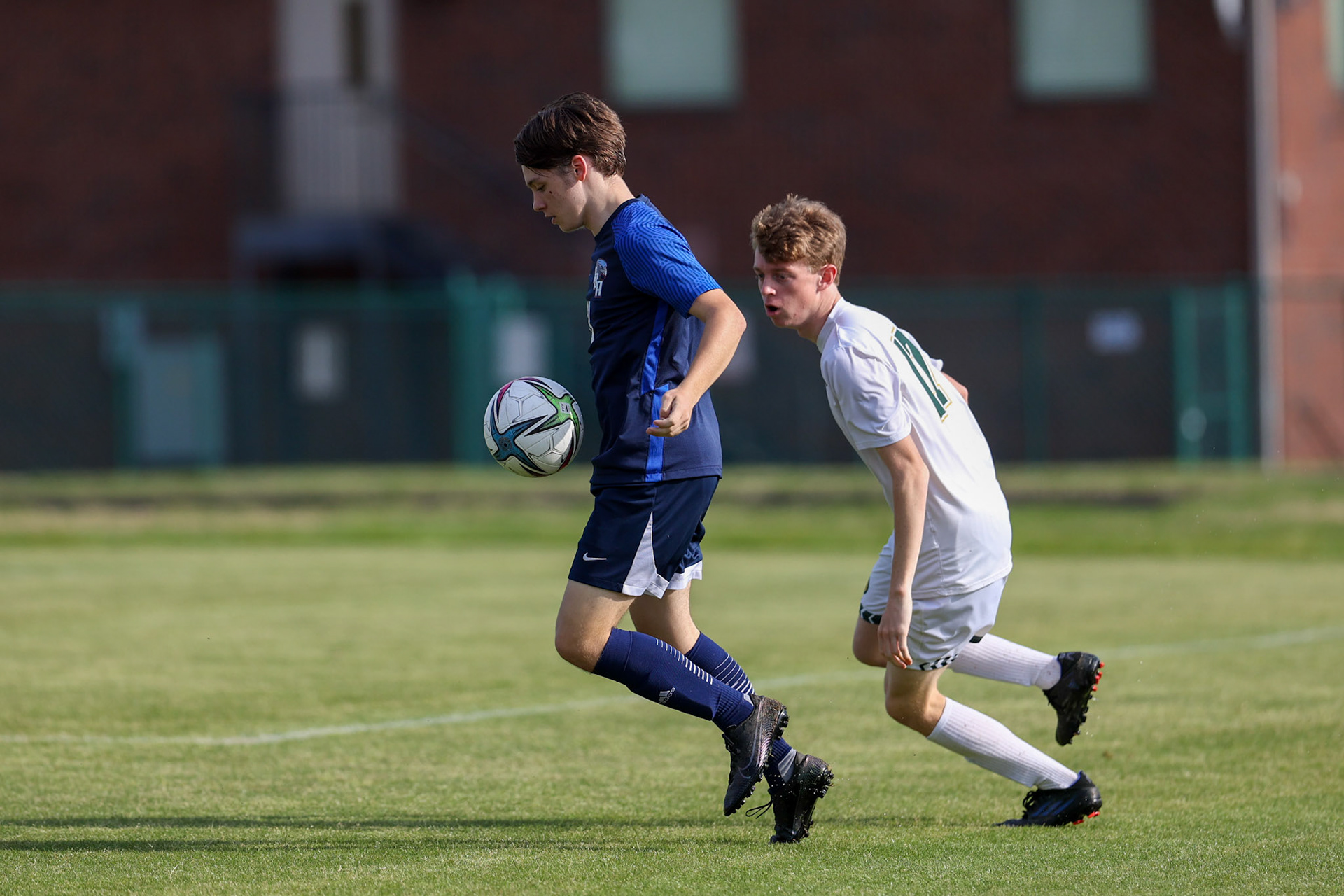 St. Benedict Soccer vs Briarcrest at St. Benedict at Auburndale High School in Memphis, TN on April 21, 2022. (Ryan Beatty/SBA)