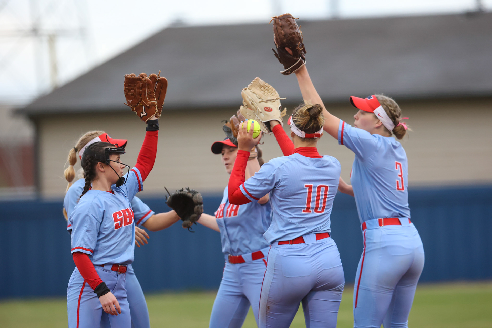 St. Benedict Softball vs Millington on Senior Night at St. Benedict at Auburndale in Memphis, TN on April 20, 2022. (Ryan Beatty/SBA)