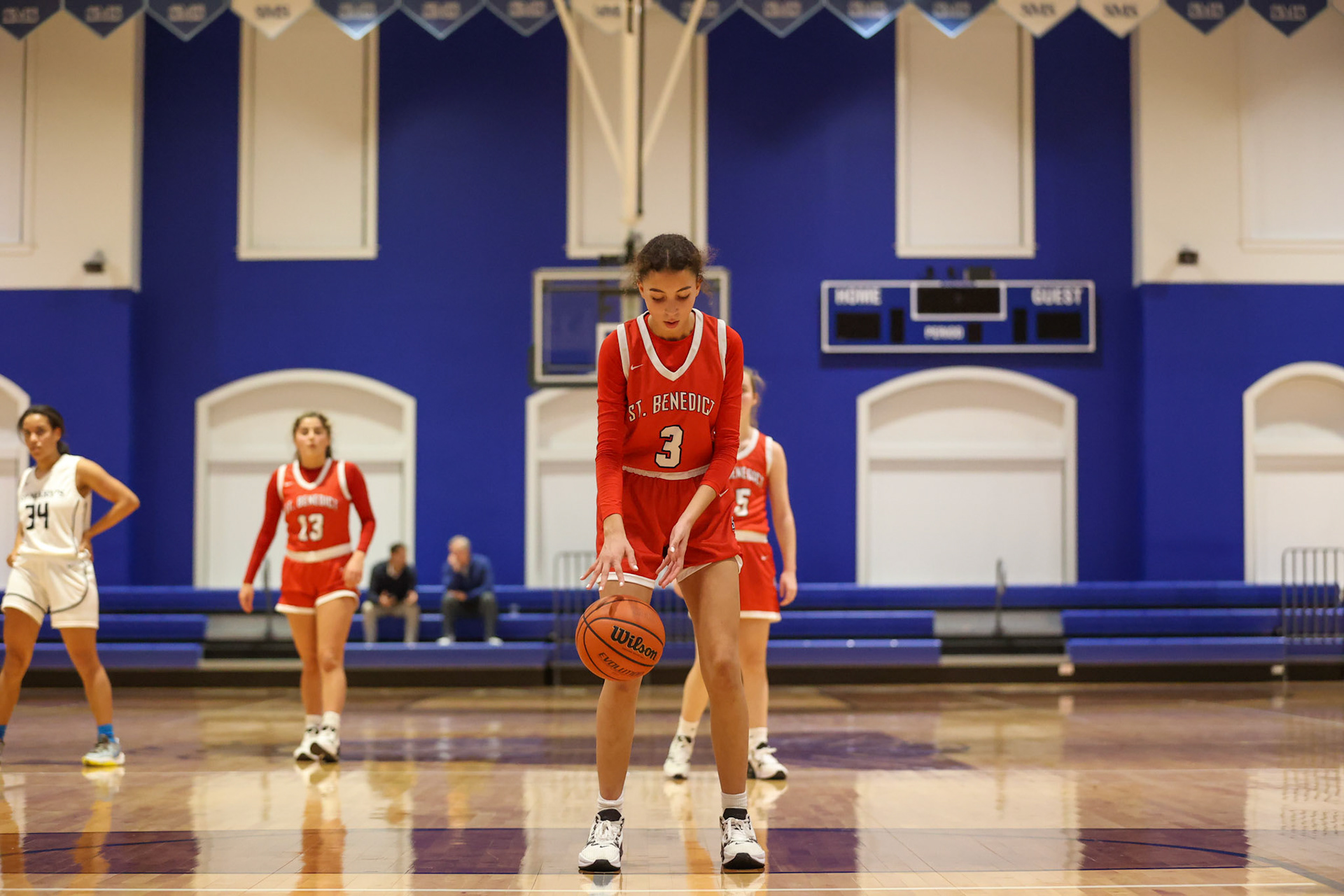 SBA Girls Basketball vs St. Mary’s. (Ryan Beatty Photo)