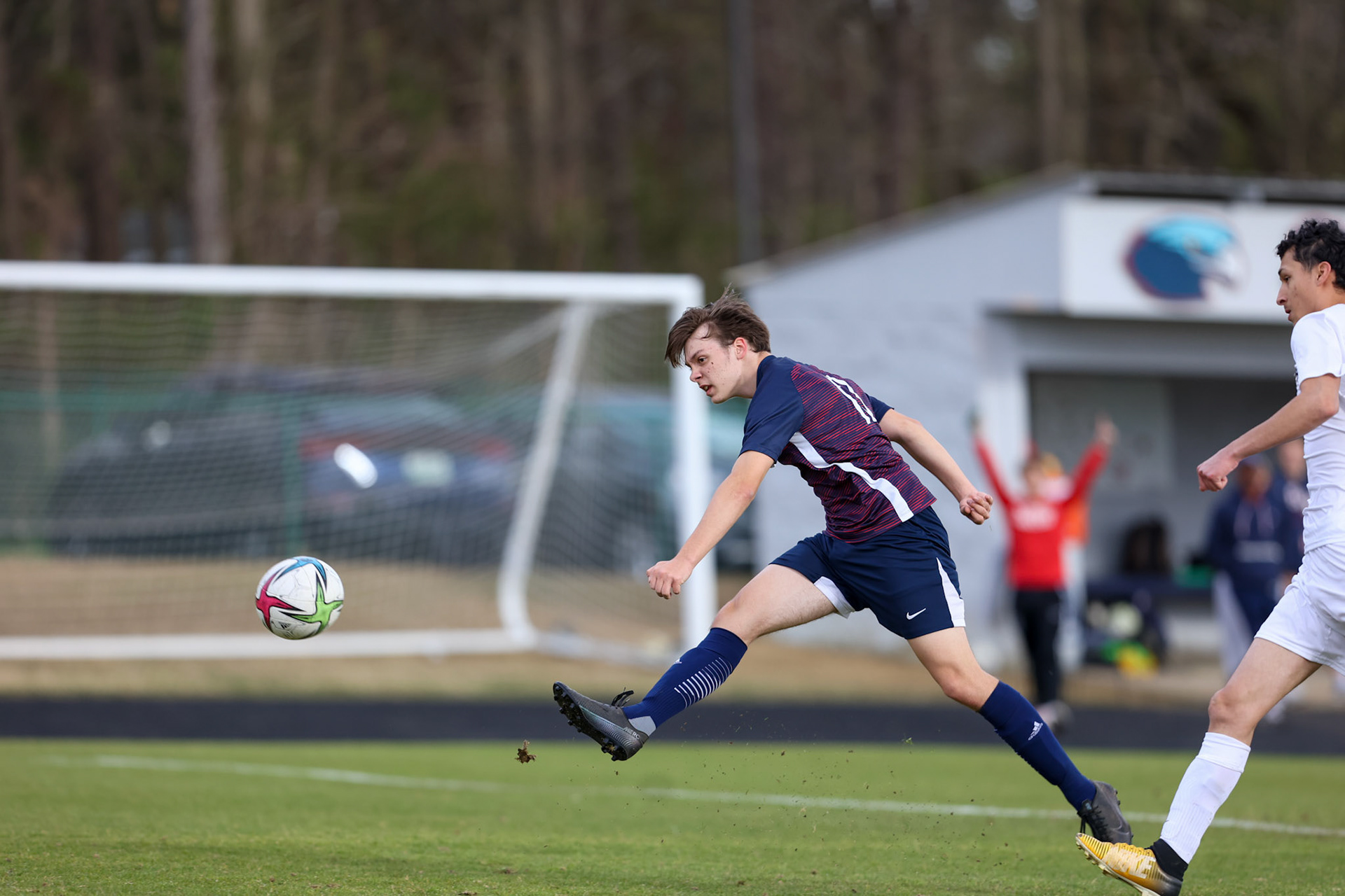 St. Benedict Soccer vs Millington on April 7, 2022 at St. Benedict At Auburndale High School in Memphis, TN. (Ryan Beatty/SBA)