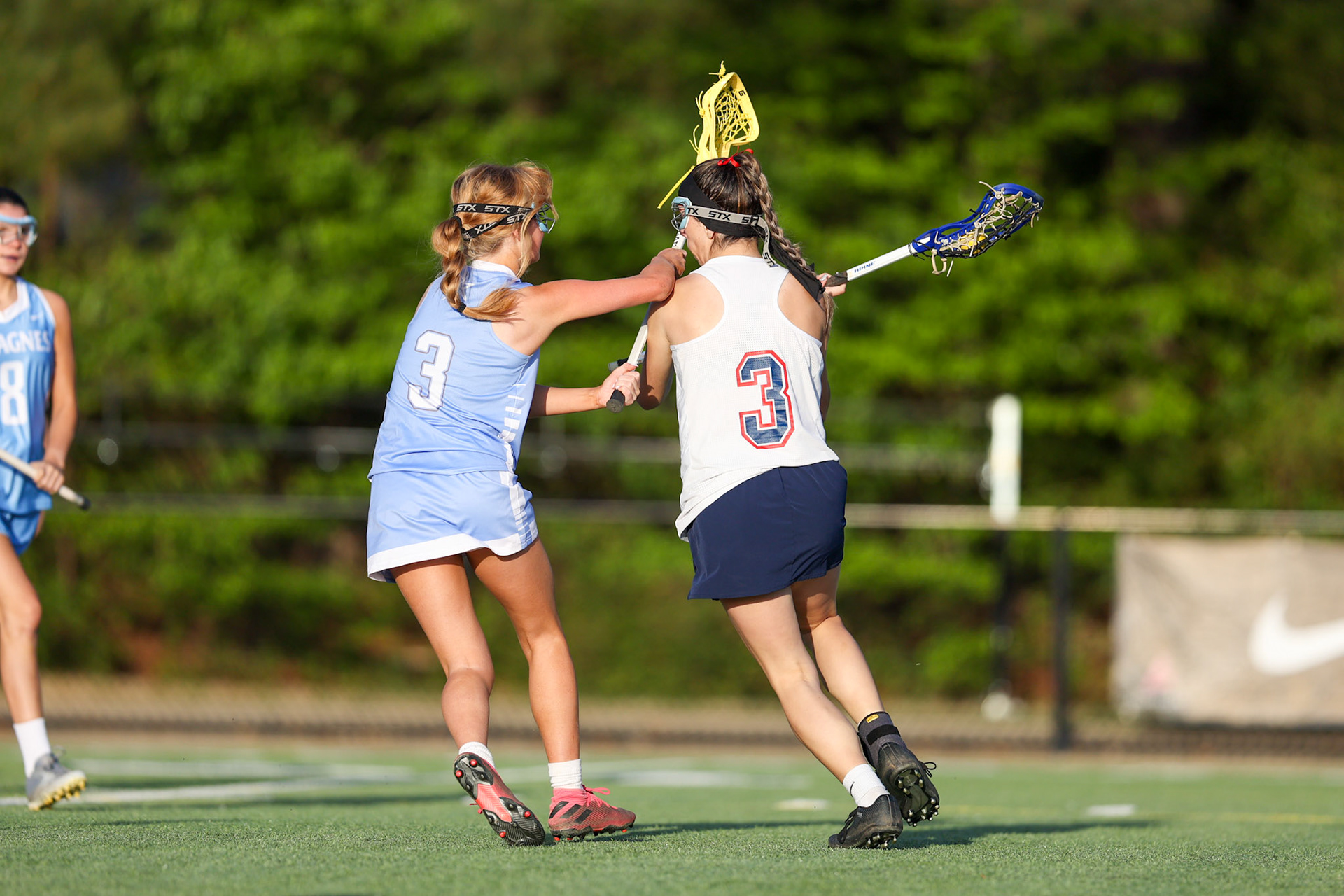 St. Benedict Girls Lacrosse vs St. Agnes on Senior Night at St. Benedict at Auburndale in Memphis, TN on April 19, 2022. (Ryan Beatty/SBA)