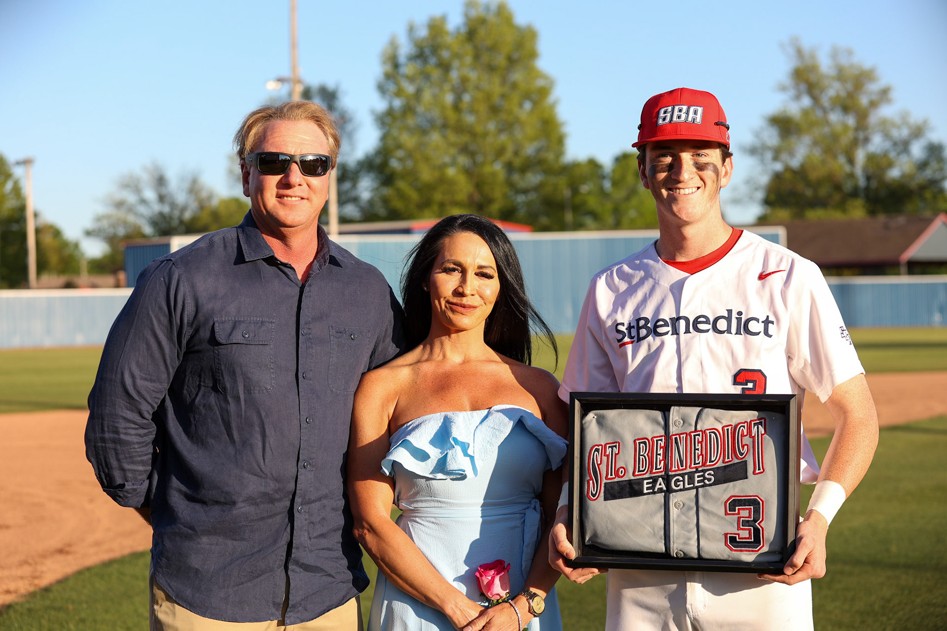 St. Benedict Baseball Senior Night vs CBHS at St. Benedict at Auburndale High School on April 26, 2022.  (Ryan Beatty/SBA)