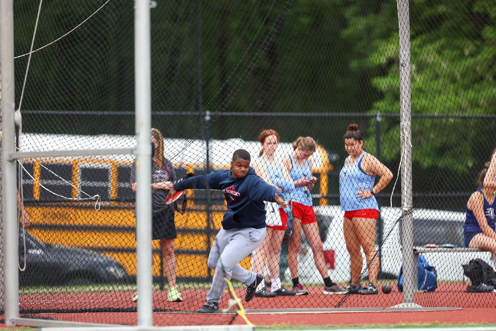 St. Benedict Track at Memphis University School in Memphis, TN on May 3, 2022. (Ryan Beatty/SBA)