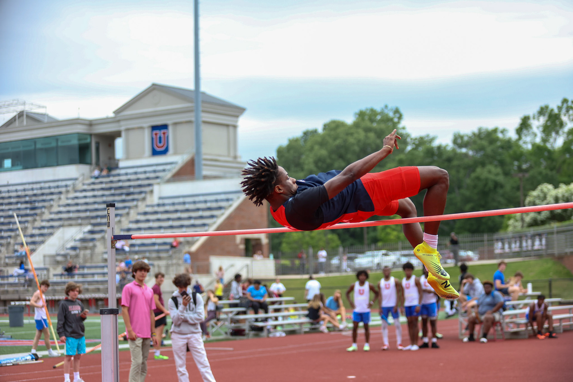 St. Benedict Track at Memphis University School in Memphis, TN on May 3, 2022. (Ryan Beatty/SBA)