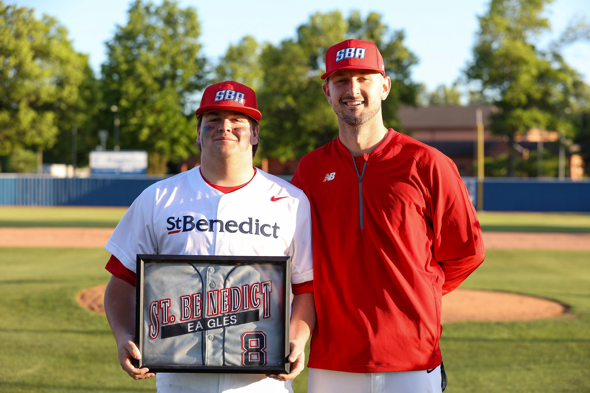 St. Benedict Baseball Senior Night vs CBHS at St. Benedict at Auburndale High School on April 26, 2022.  (Ryan Beatty/SBA)