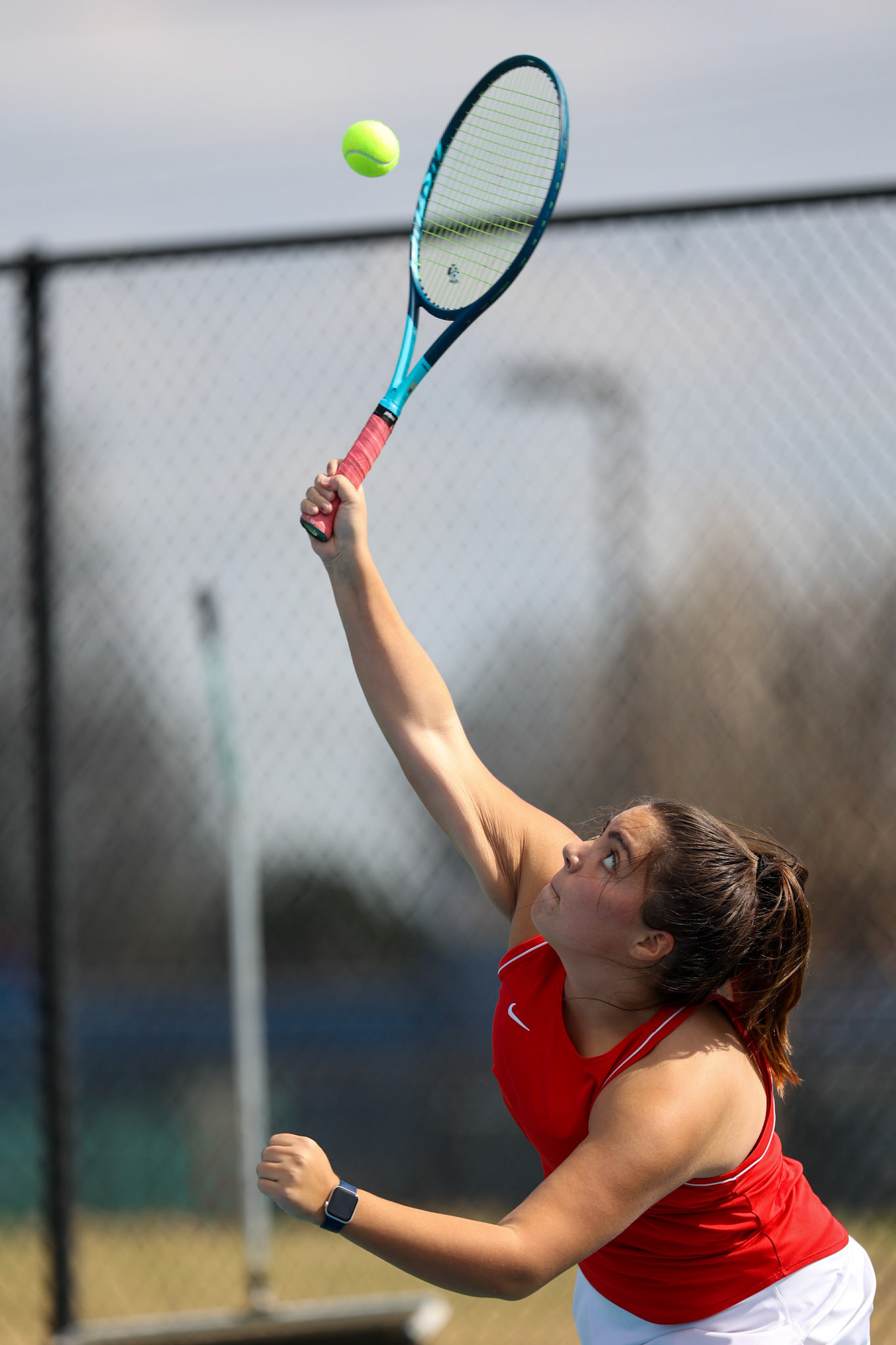 St. Benedict Tennis vs St. Mary’s on April 5, 2022 at St. Benedict at Auburndale High School in Memphis, TN. (Ryan Beatty/SBA)