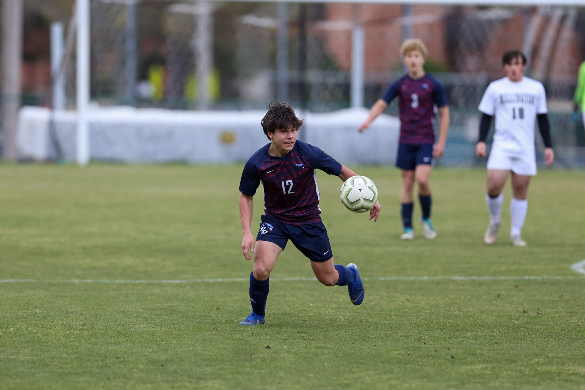 St. Benedict Soccer vs Millington on April 7, 2022 at St. Benedict At Auburndale High School in Memphis, TN. (Ryan Beatty/SBA)