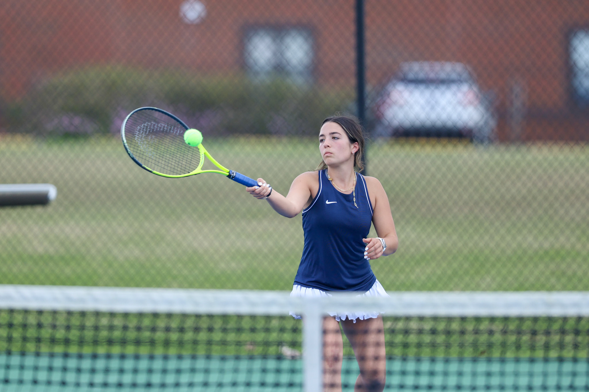 St. Benedict Tennis vs St. Agnes at St. Benedict at Auburndale High School in Memphis, TN on April 21, 2022. (Ryan Beatty/SBA)