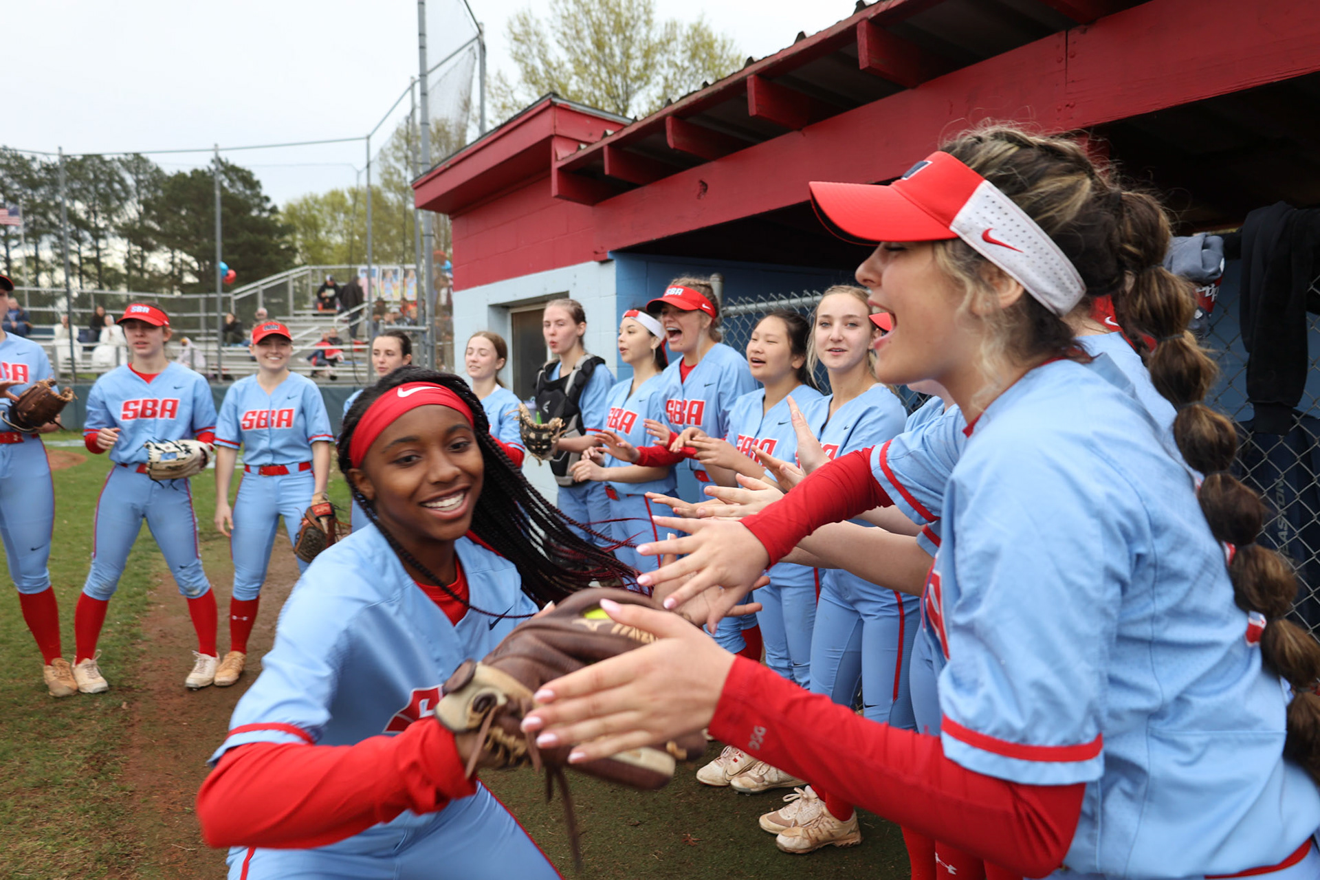 St. Benedict Softball vs Millington on Senior Night at St. Benedict at Auburndale in Memphis, TN on April 20, 2022. (Ryan Beatty/SBA)