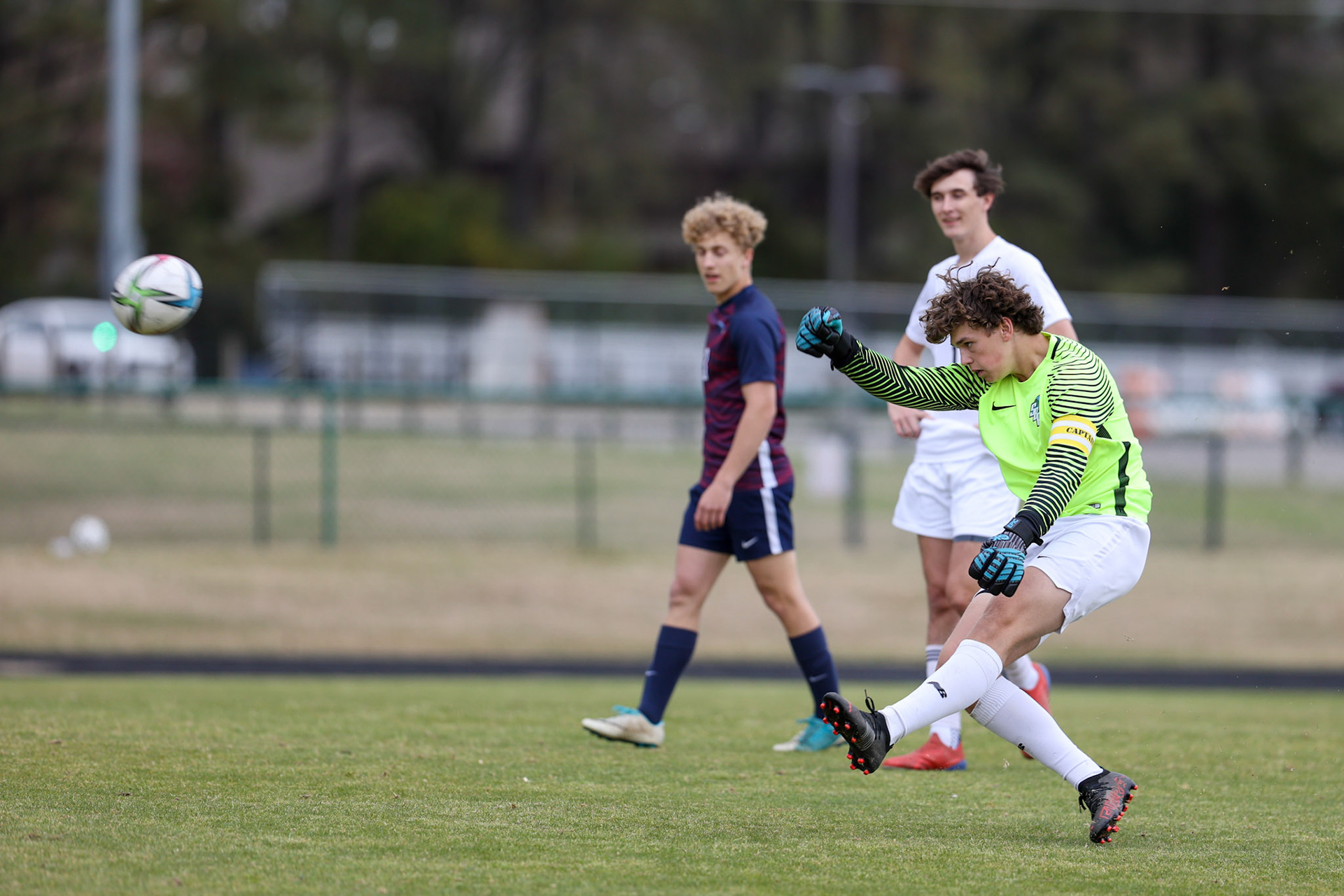 St. Benedict Soccer vs Millington on April 7, 2022 at St. Benedict At Auburndale High School in Memphis, TN. (Ryan Beatty/SBA)