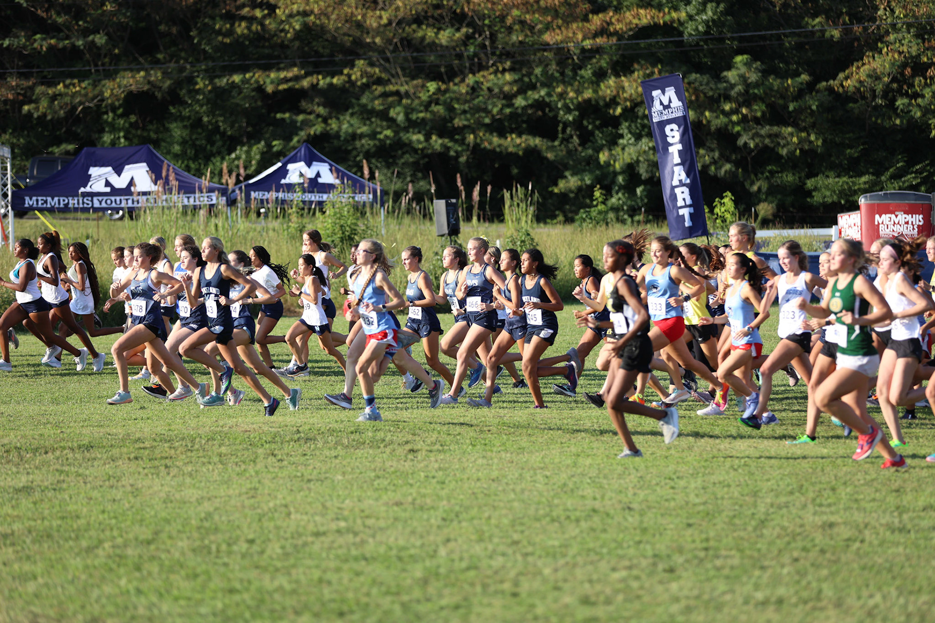 St. Benedict Cross Country MYA Meet 1 at Shelby Farms on Wednesday, September 14, 2022. (Ryan Beatty/SBA)