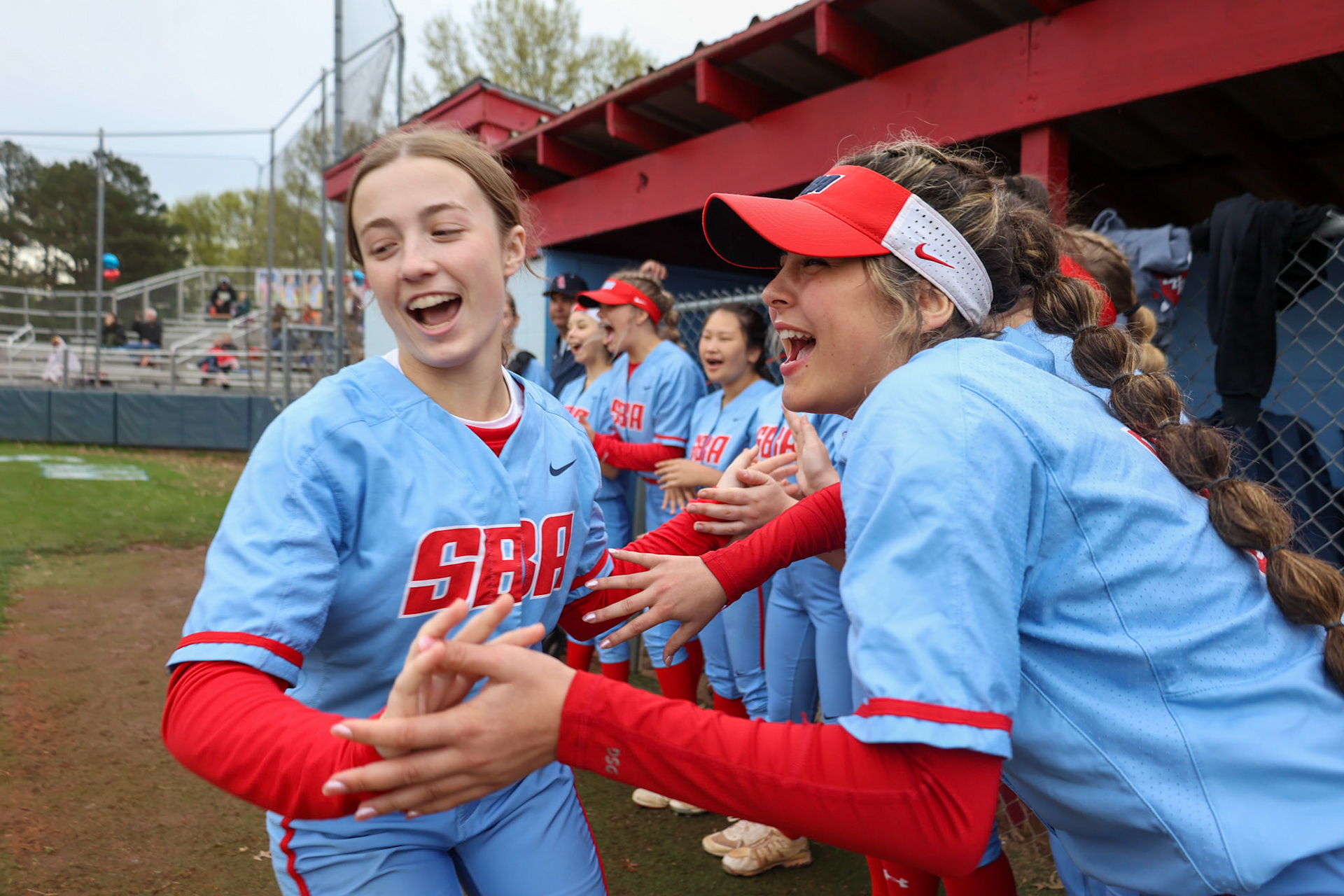 St. Benedict Softball vs Millington on Senior Night at St. Benedict at Auburndale in Memphis, TN on April 20, 2022. (Ryan Beatty/SBA)