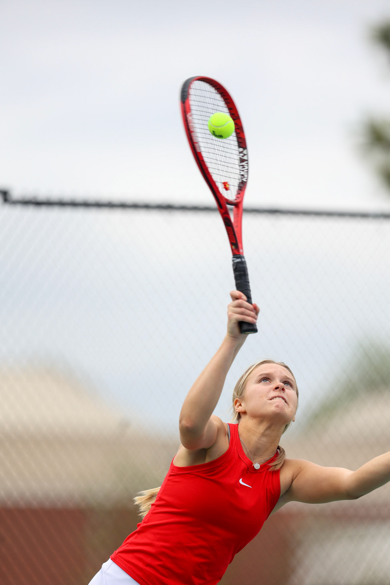 SBA Tennis vs Briacrest on Monday, April 3, 2023. (Ryan Beatty Photo)