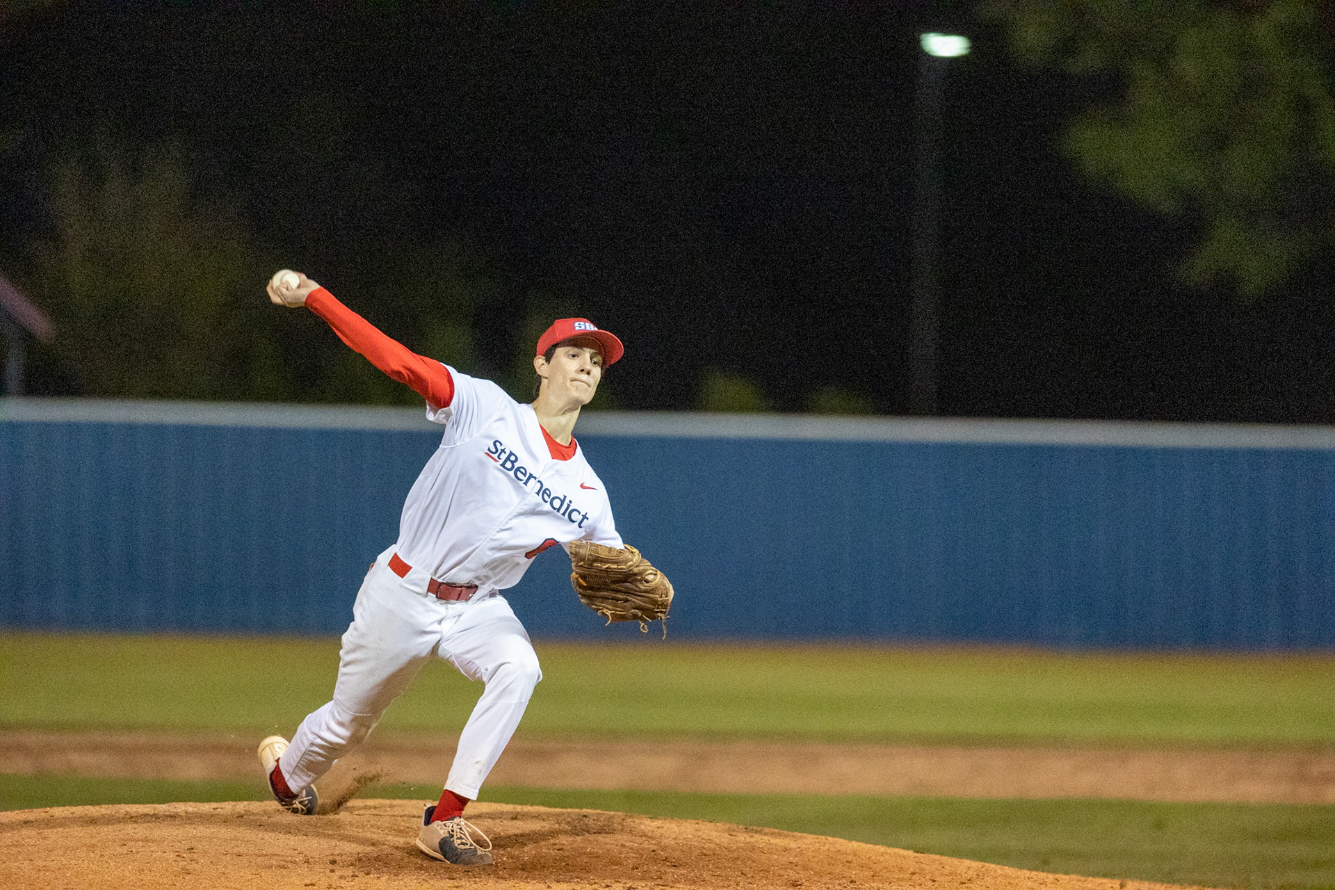 St. Benedict Baseball Senior Night vs CBHS at St. Benedict at Auburndale High School on April 26, 2022.  (Ryan Beatty/SBA)