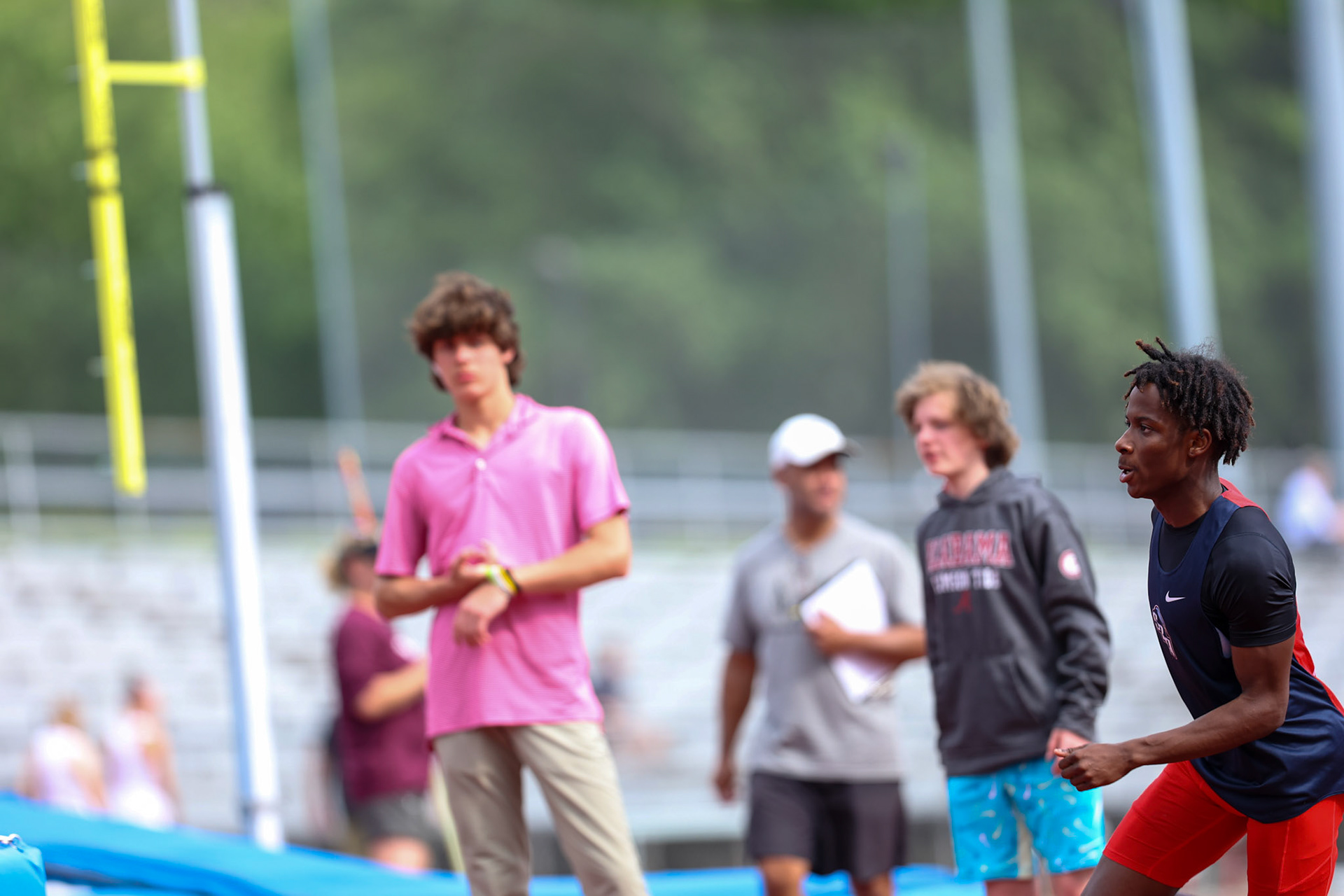 St. Benedict Track at Memphis University School in Memphis, TN on May 3, 2022. (Ryan Beatty/SBA)