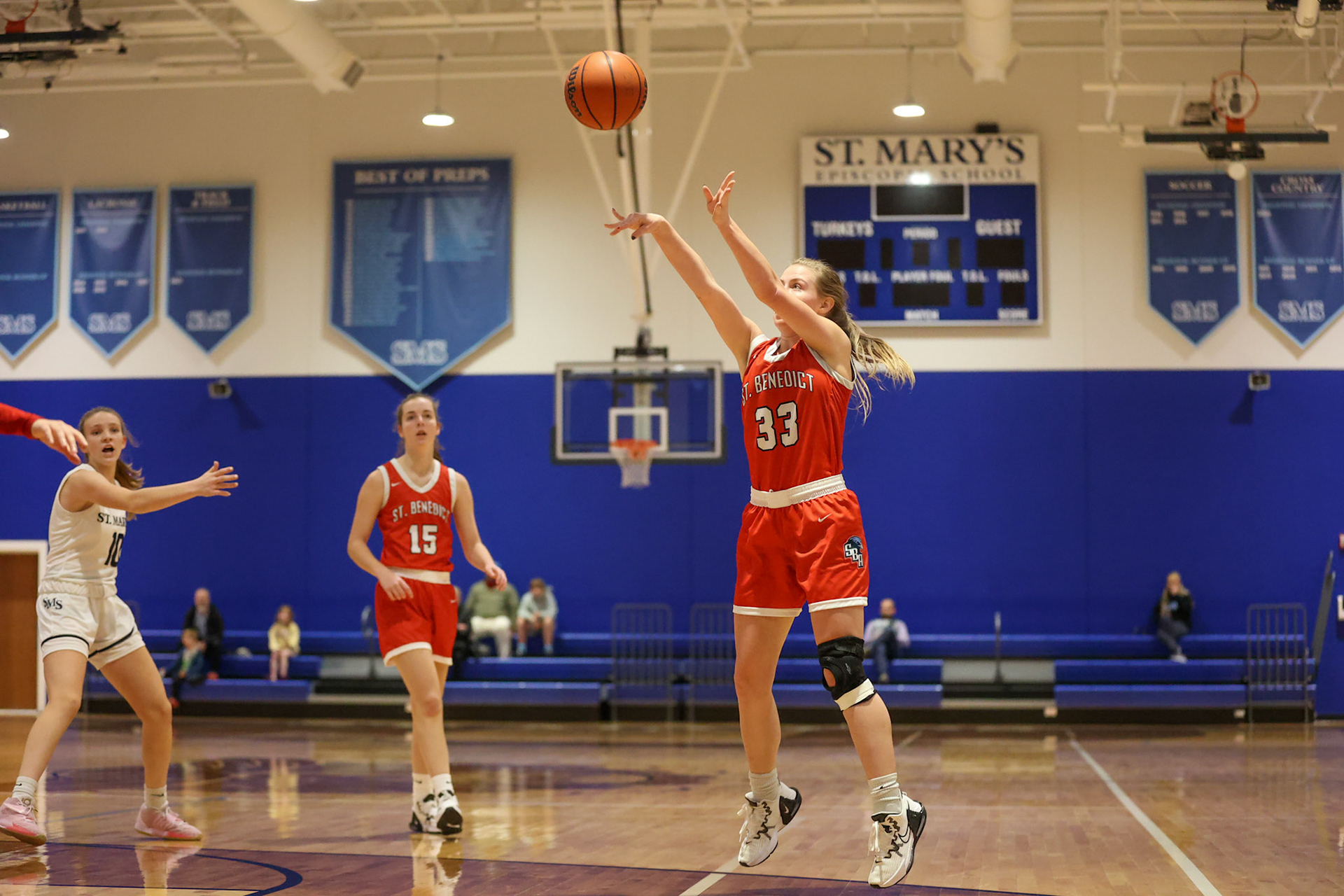 SBA Girls Basketball vs St. Mary’s. (Ryan Beatty Photo)