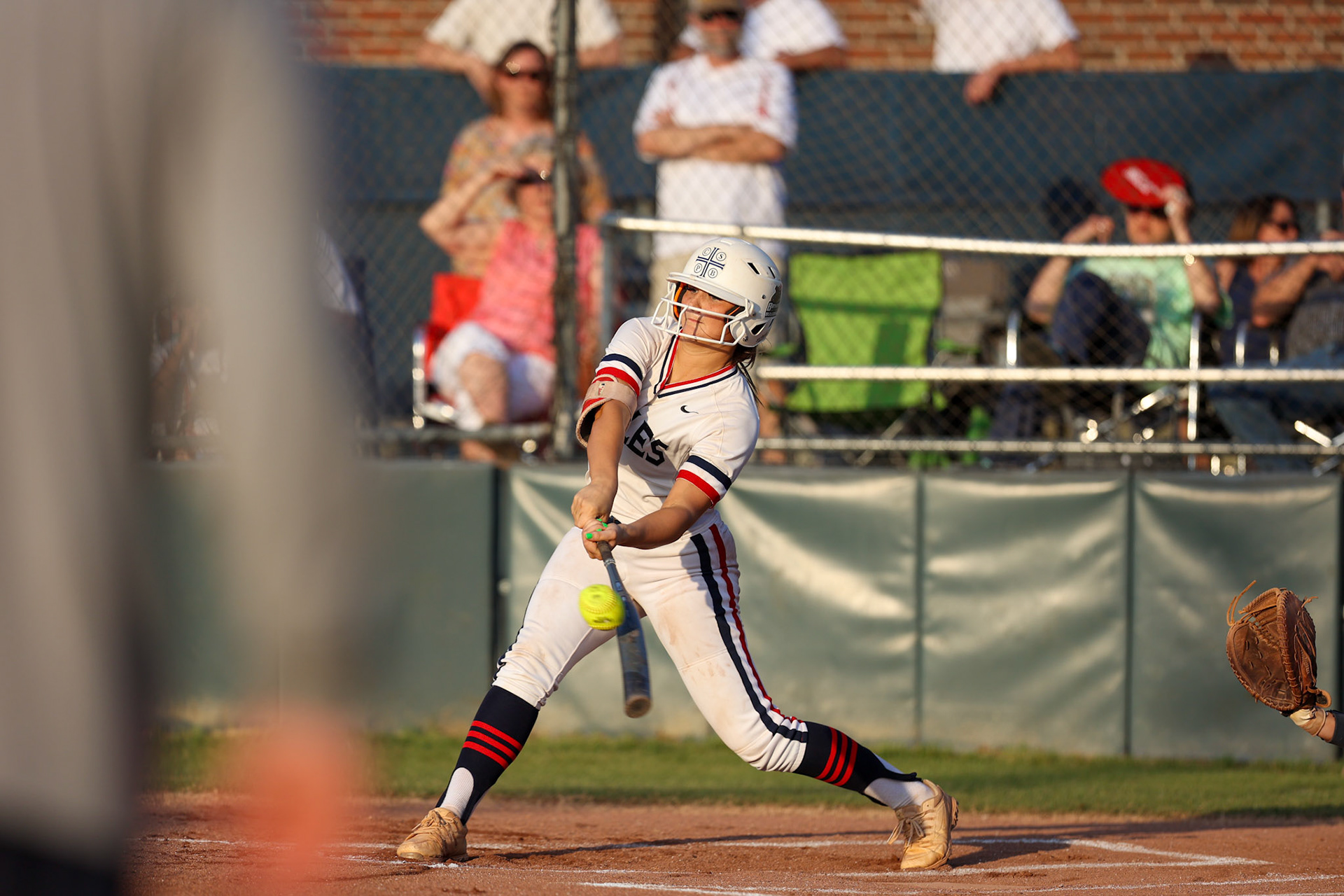 St. Benedict Softball vs TRA at St. Benedict At Auburndale on May 10, 2022 in the DII-AA Regional Softball Tournament. (Ryan Beatty/SBA)