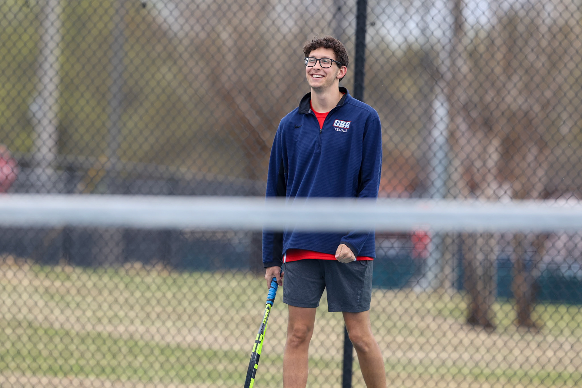St. Benedict Tennis vs Brighton Cardinals on Wednesday April 6, 2022 at St. Benedict At Auburndale High School in Memphis, TN. (Ryan Beatty/SBA)