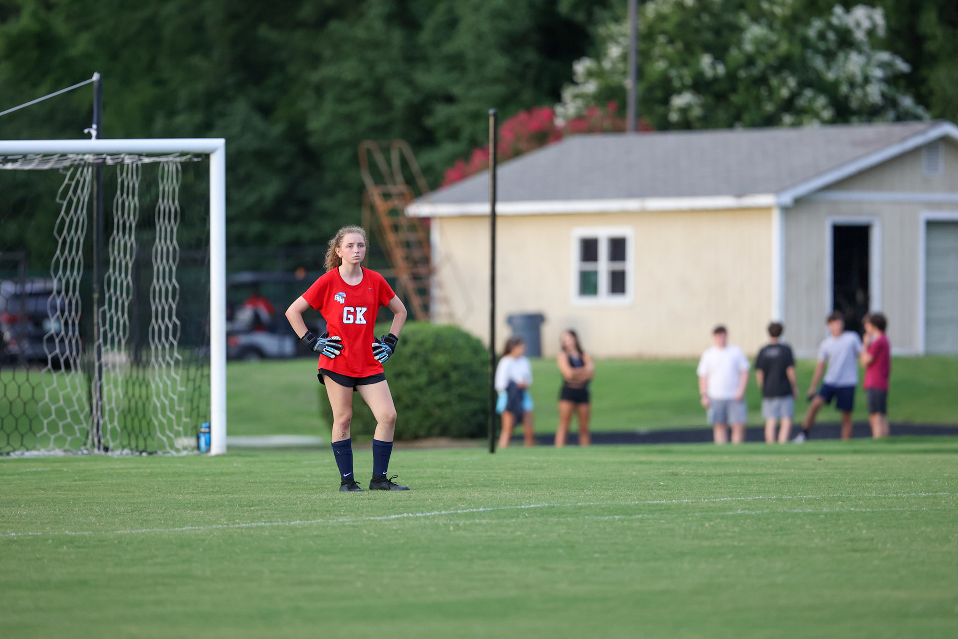 SBA Soccer vs ECS in a preseason match at St. Benedict on August 4, 2022.(Ryan Beatty/SBA)