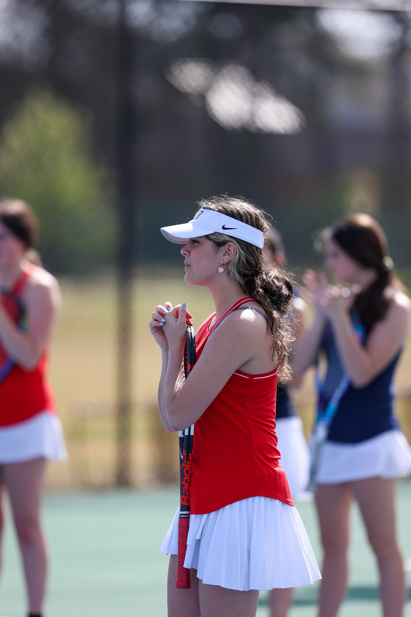 St. Benedict Tennis vs St. Mary’s on April 5, 2022 at St. Benedict at Auburndale High School in Memphis, TN. (Ryan Beatty/SBA)