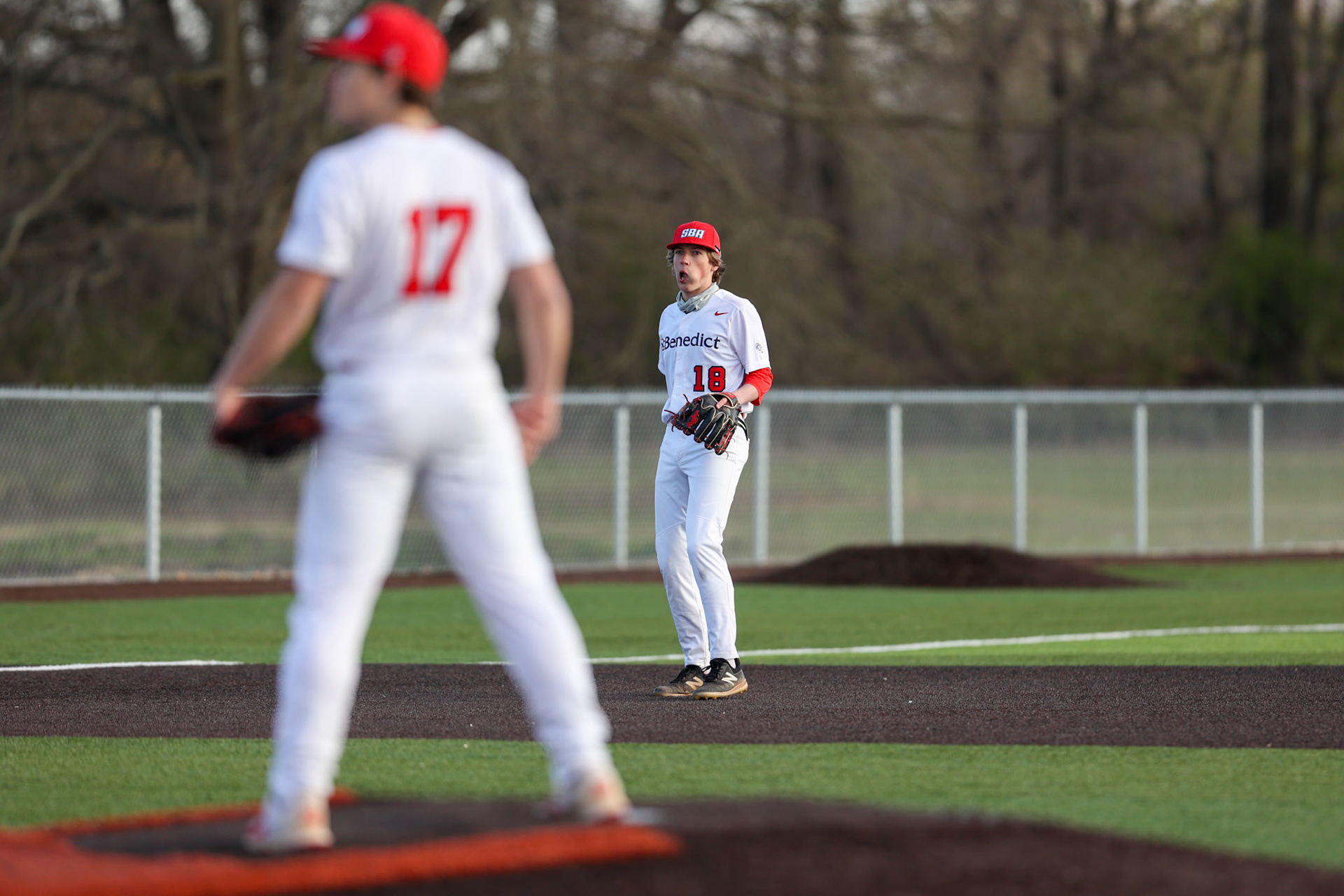 SBA Baseball vs Fayette Academy at USA Stadium in Millington, TN on Monday, March 13, 2023. (Ryan Beatty Photo)