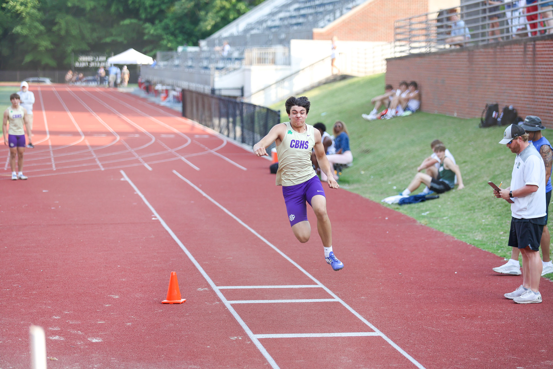 St. Benedict Track at MUS Region Meet on May 11, 2022. (Ryan Beatty/SBA)