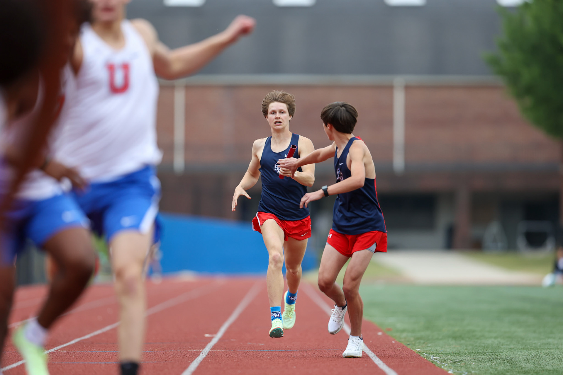 St. Benedict Track at Memphis University School in Memphis, TN on May 3, 2022. (Ryan Beatty/SBA)