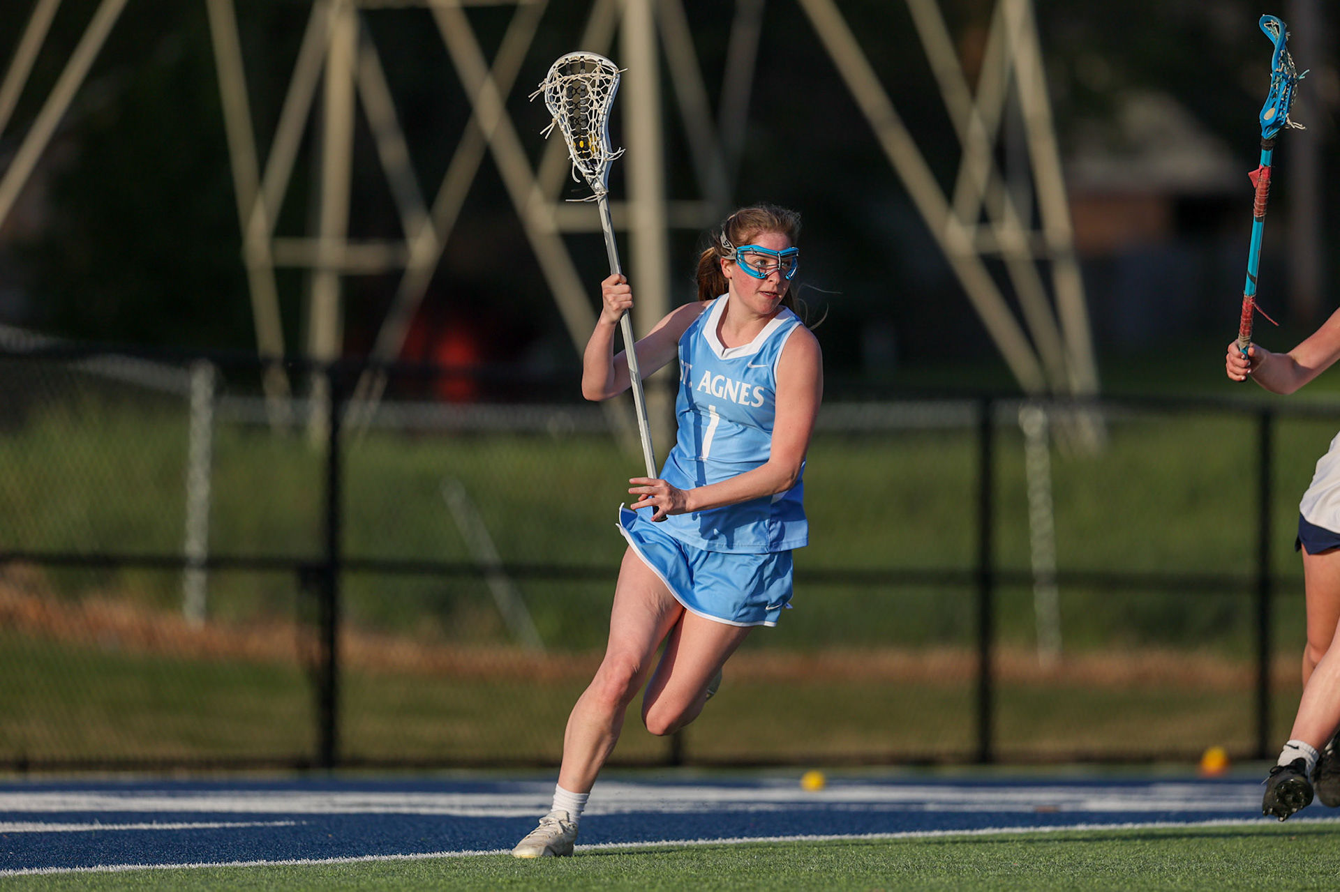 St. Benedict Girls Lacrosse vs St. Agnes on Senior Night at St. Benedict at Auburndale in Memphis, TN on April 19, 2022. (Ryan Beatty/SBA)