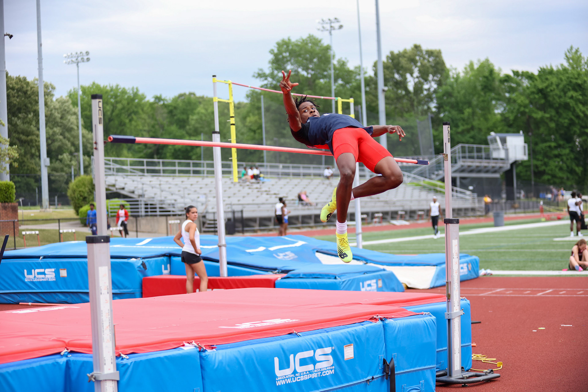St. Benedict Track at Memphis University School in Memphis, TN on May 3, 2022. (Ryan Beatty/SBA)