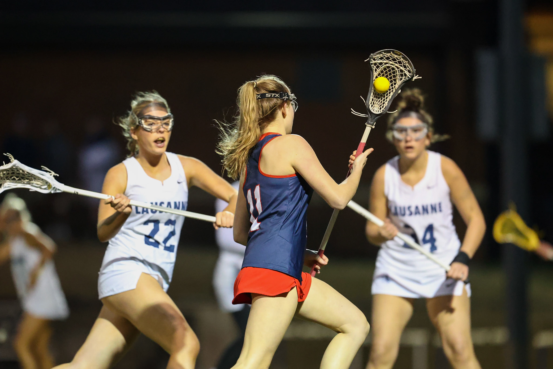 SBA Girls Lacrosse vs Lausanne on Wednesday, March 8, 2023. (Ryan Beatty Photo)