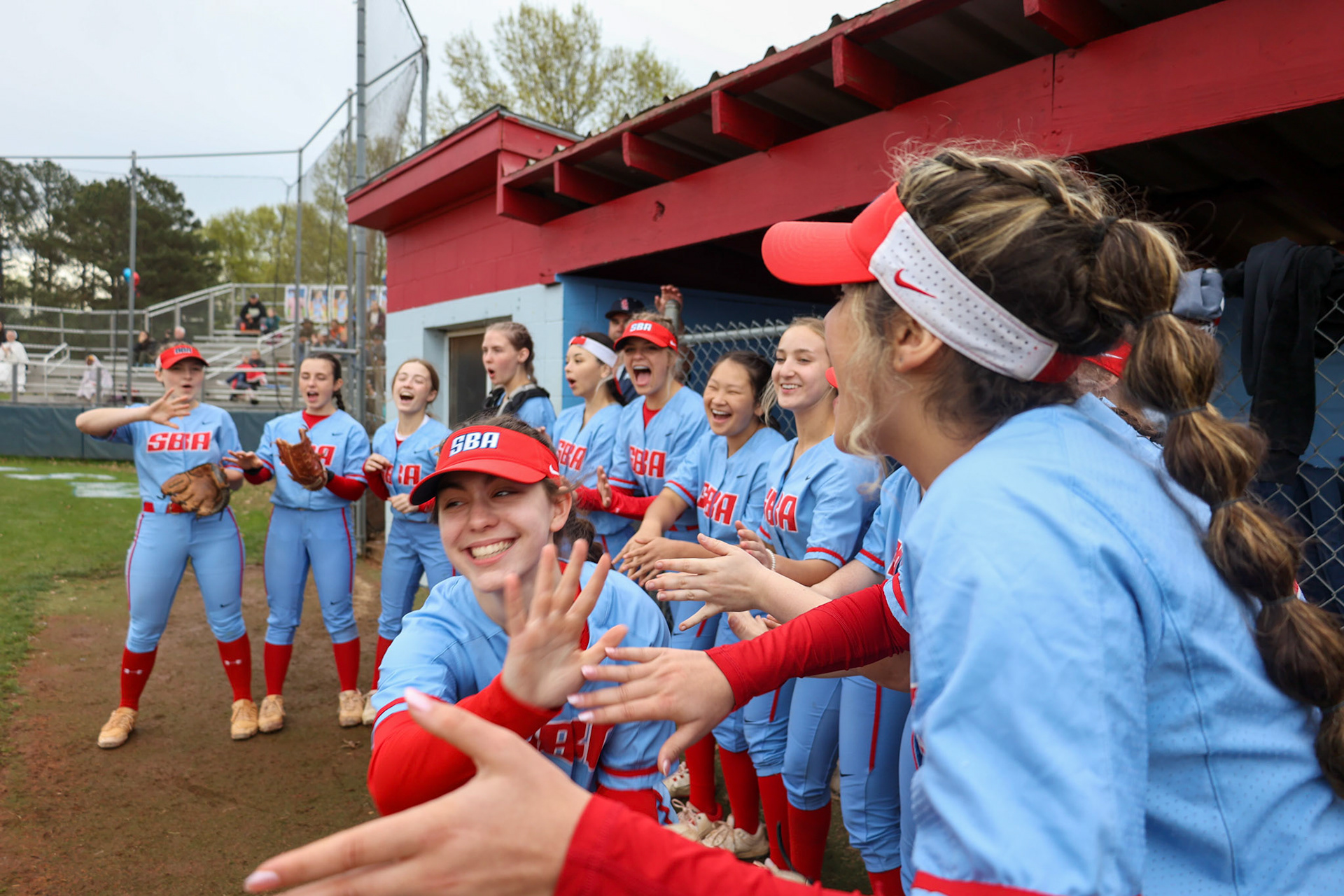 St. Benedict Softball vs Millington on Senior Night at St. Benedict at Auburndale in Memphis, TN on April 20, 2022. (Ryan Beatty/SBA)