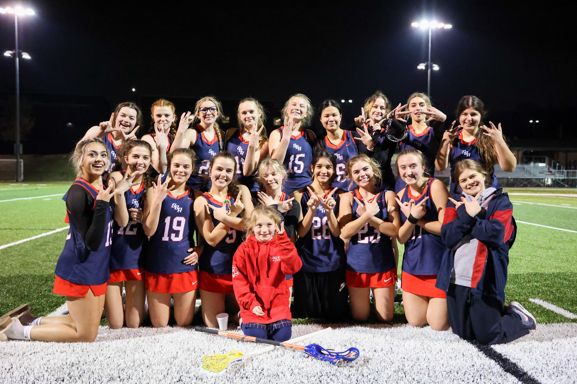 SBA Girls Lacrosse vs Lausanne on Wednesday, March 8, 2023. (Ryan Beatty Photo)