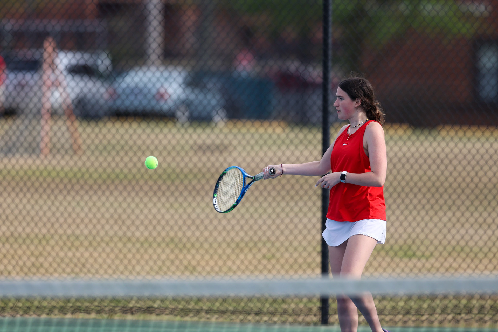 SBA Tennis vs Briacrest on Monday, April 3, 2023. (Ryan Beatty Photo)