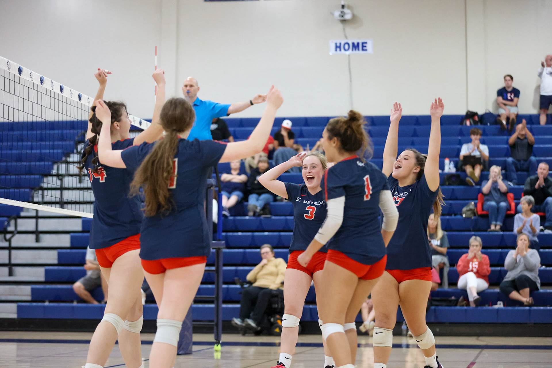 St. Benedict Volleyball vs West Memphis at St. Benedict on Monday, September 12, 2022. (Ryan Beatty/SBA)