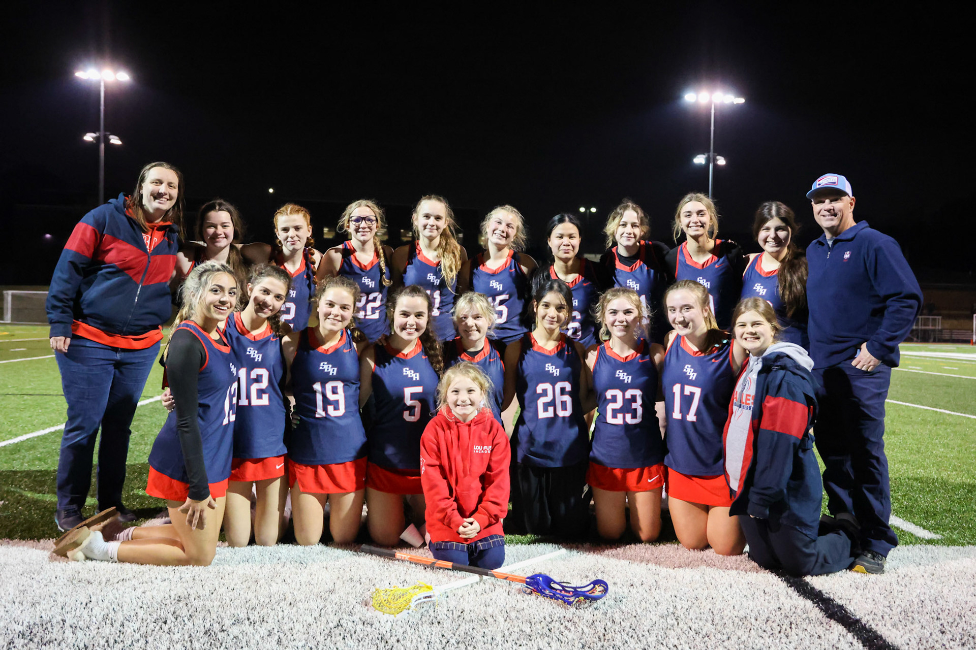 SBA Girls Lacrosse vs Lausanne on Wednesday, March 8, 2023. (Ryan Beatty Photo)