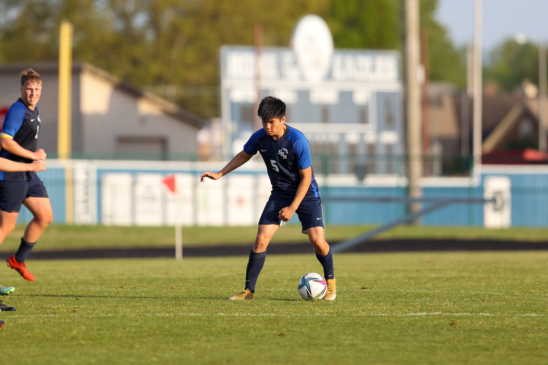 St. Benedict Soccer vs Briarcrest at St. Benedict at Auburndale High School in Memphis, TN on April 21, 2022. (Ryan Beatty/SBA)