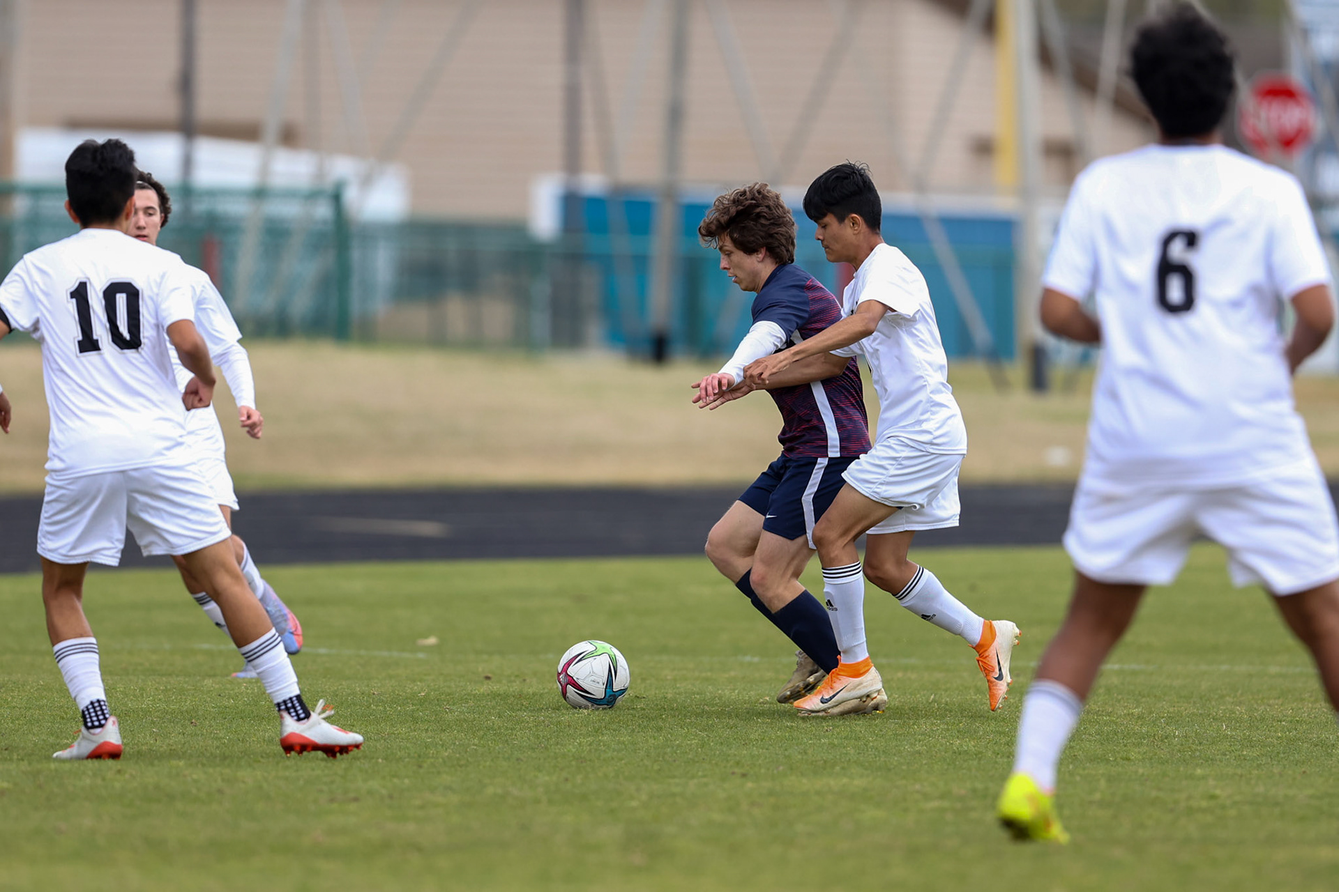 St. Benedict Soccer vs Millington on April 7, 2022 at St. Benedict At Auburndale High School in Memphis, TN. (Ryan Beatty/SBA)