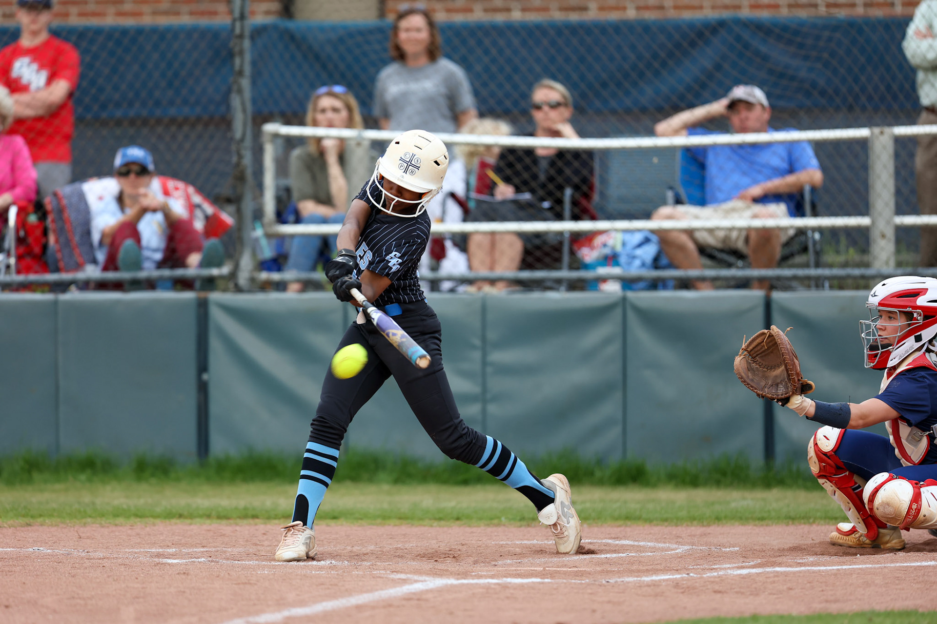 St. Benedict Softball vs Tipton Rosemark Academy at St. Benedict High School in Memphis, TN on May 3, 2022. (Ryan Beatty/SBA)