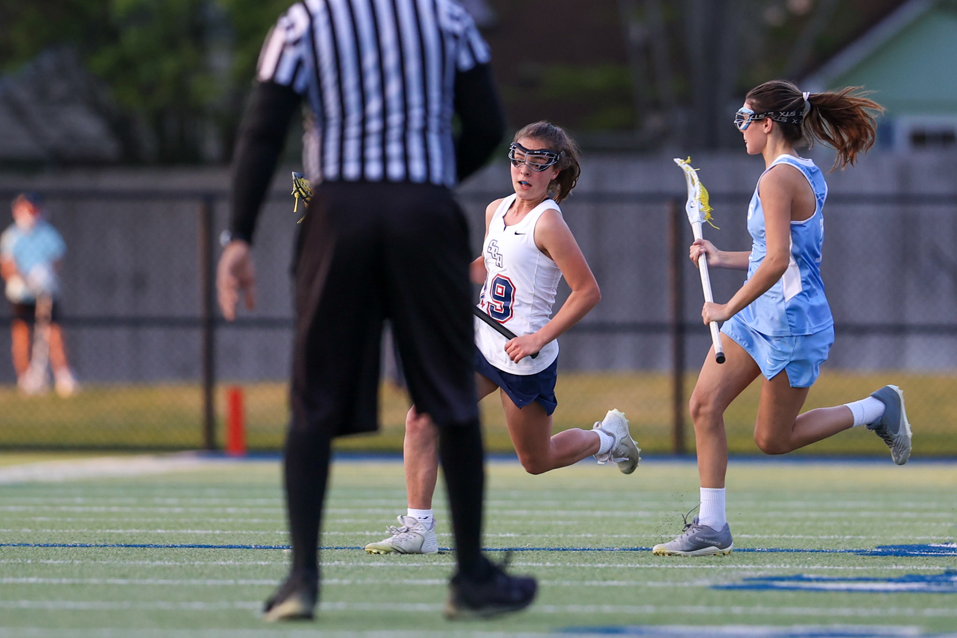 St. Benedict Girls Lacrosse vs St. Agnes on Senior Night at St. Benedict at Auburndale in Memphis, TN on April 19, 2022. (Ryan Beatty/SBA)