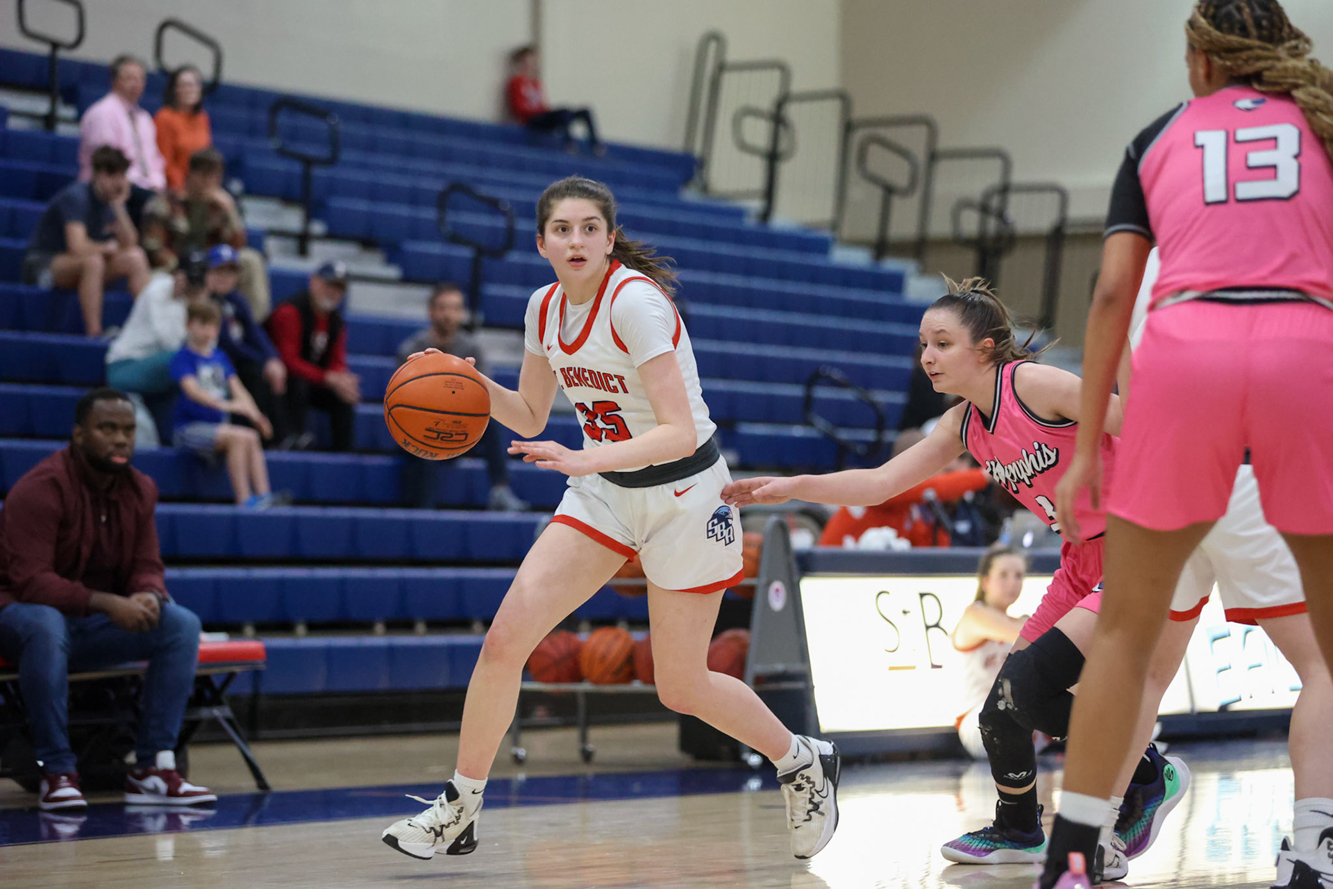 SBA Girls Basketball vs MHEA. (Ryan Beatty Photo)