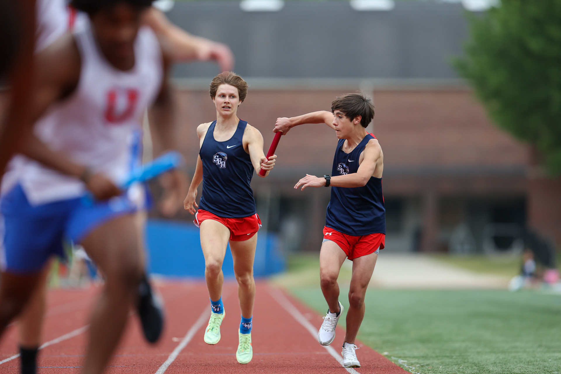 St. Benedict Track at Memphis University School in Memphis, TN on May 3, 2022. (Ryan Beatty/SBA)