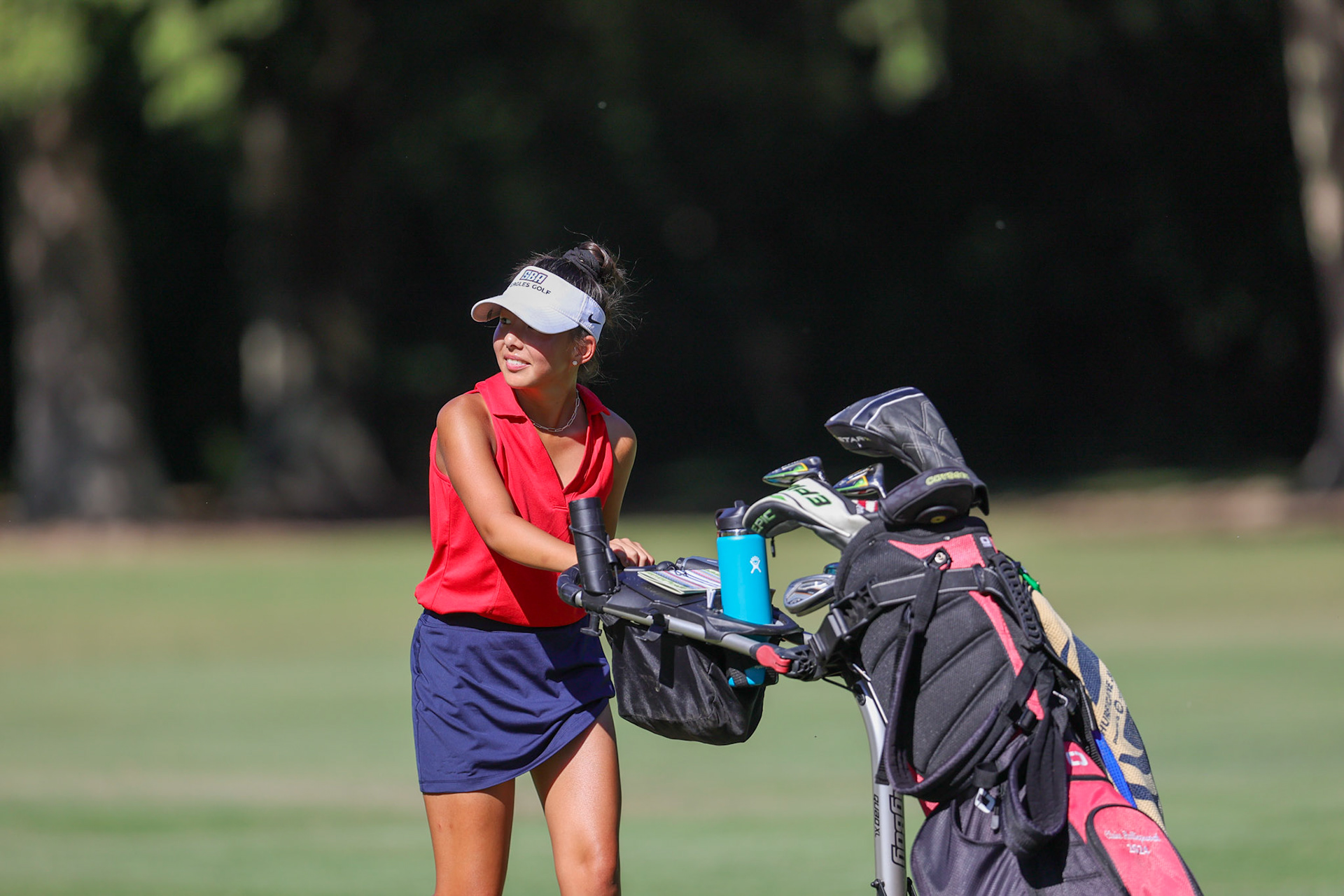 St. Benedict Girls Golf at Windyke on August 31, 2022. (Ryan Beatty/SBA)